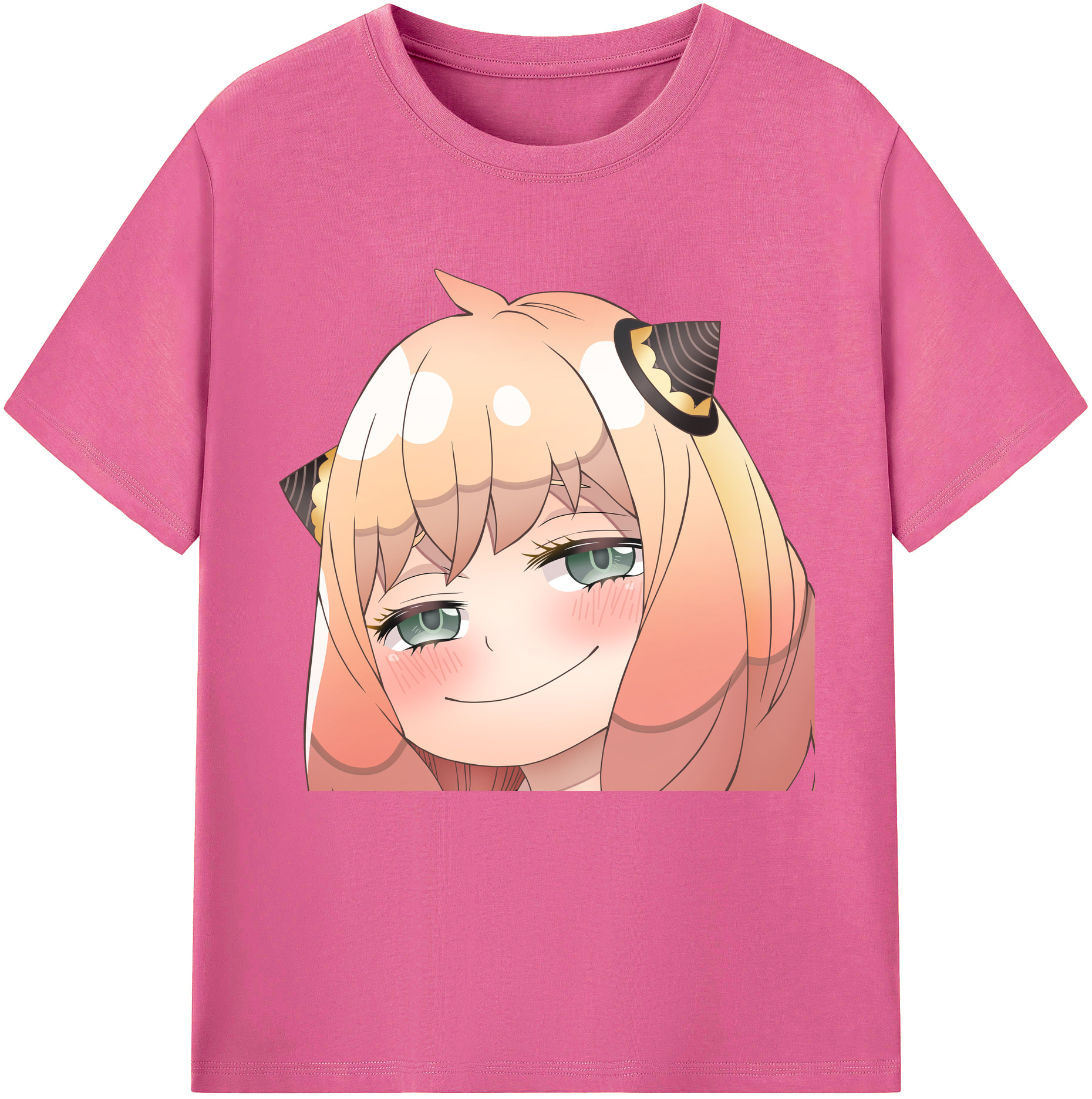 （画像用） SPY×FAMILY间谍家家酒 レディースカジュアルプリントTシャツ（綿100％）