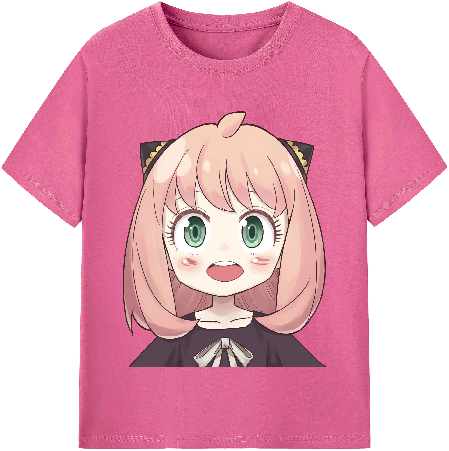 （画像用） SPY×FAMILY间谍家家酒 レディースカジュアルプリントTシャツ（綿100％）