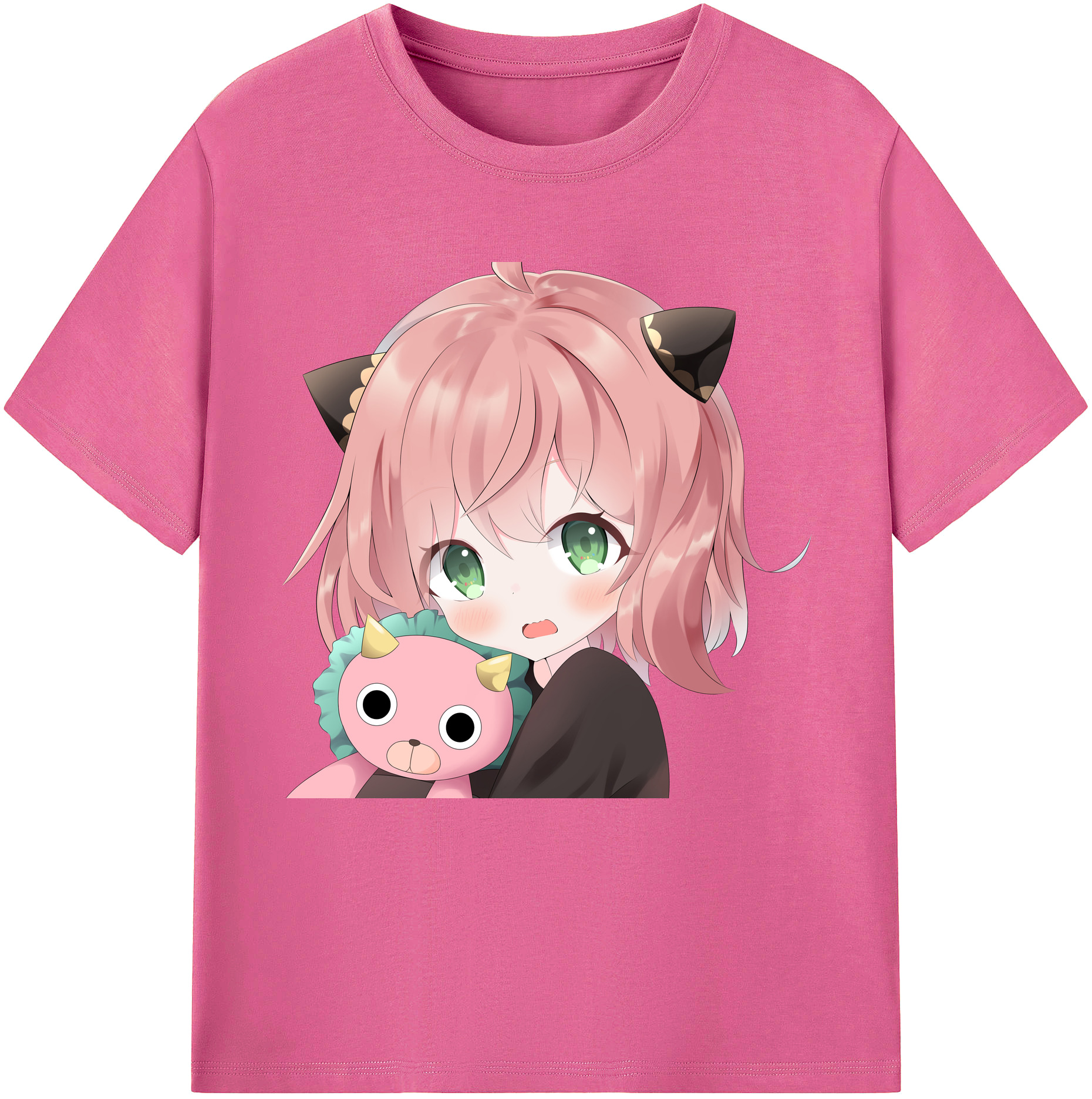 （画像用） SPY×FAMILY间谍家家酒 レディースカジュアルプリントTシャツ（綿100％）
