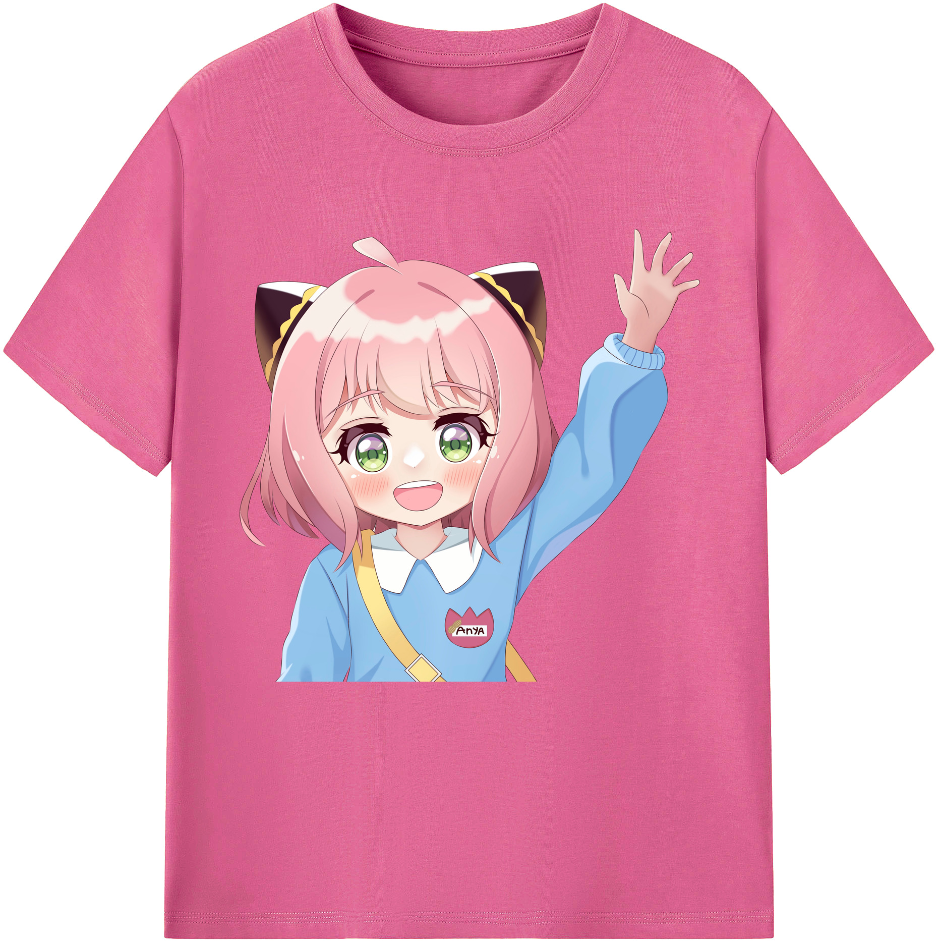 （画像用） SPY×FAMILY间谍家家酒 レディースカジュアルプリントTシャツ（綿100％）