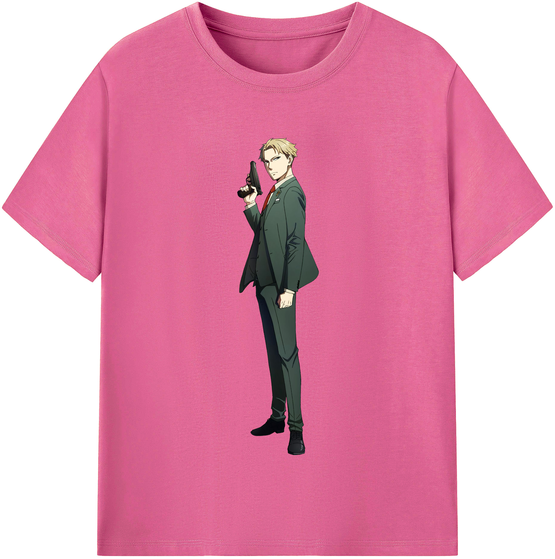 （画像用） SPY×FAMILY间谍家家酒 レディースカジュアルプリントTシャツ（綿100％）