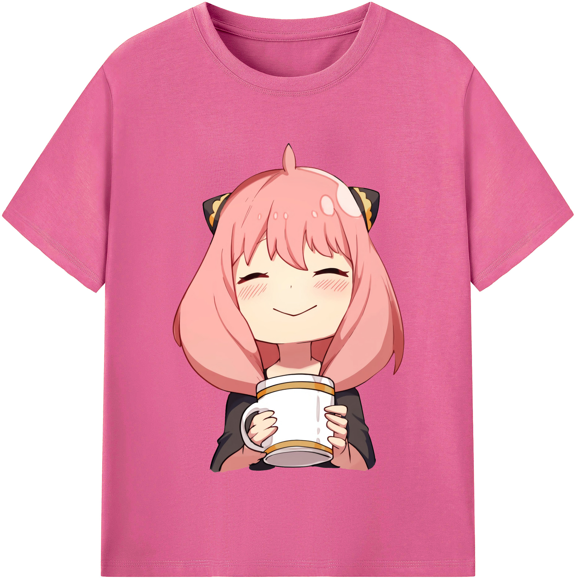 （画像用） SPY×FAMILY间谍家家酒 レディースカジュアルプリントTシャツ（綿100％）