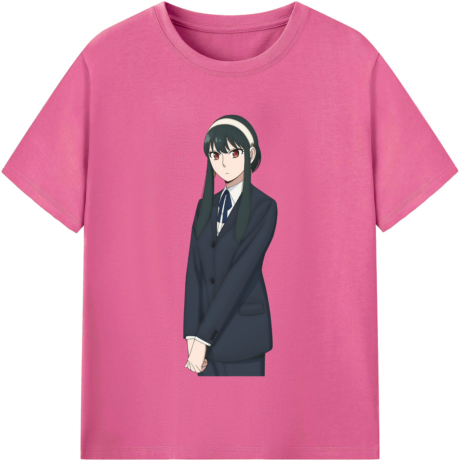 （画像用） SPY×FAMILY间谍家家酒 レディースカジュアルプリントTシャツ（綿100％）