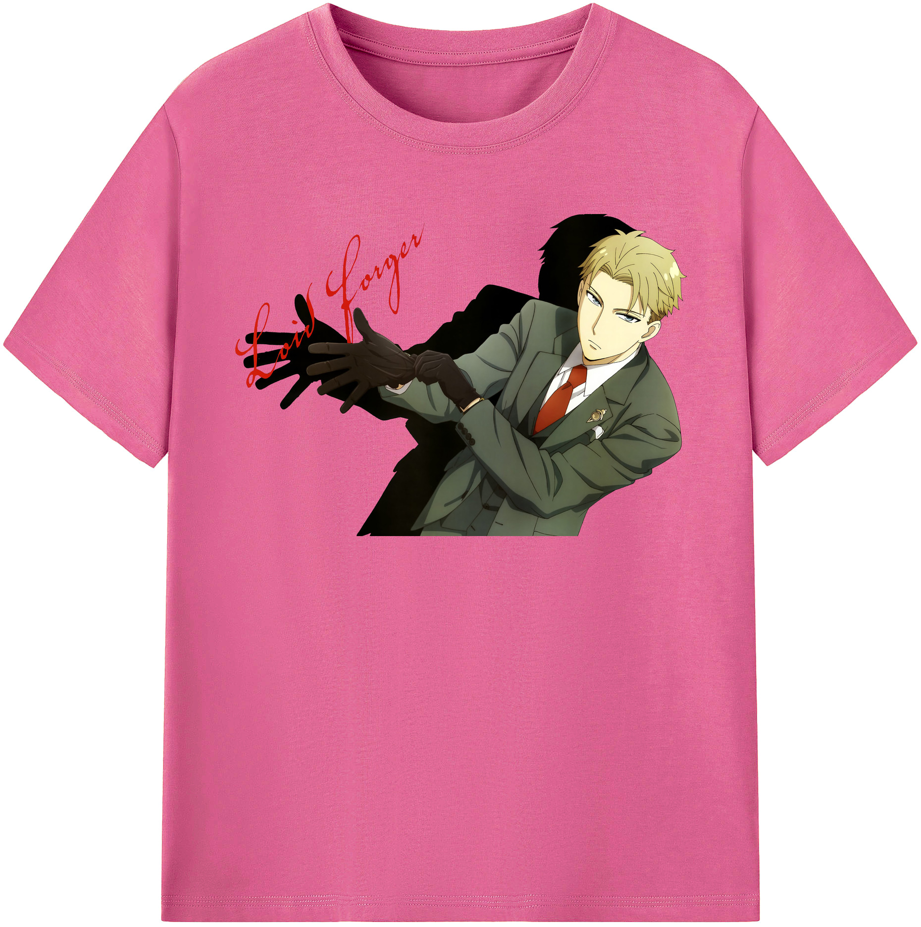 （画像用） SPY×FAMILY间谍家家酒 レディースカジュアルプリントTシャツ（綿100％）