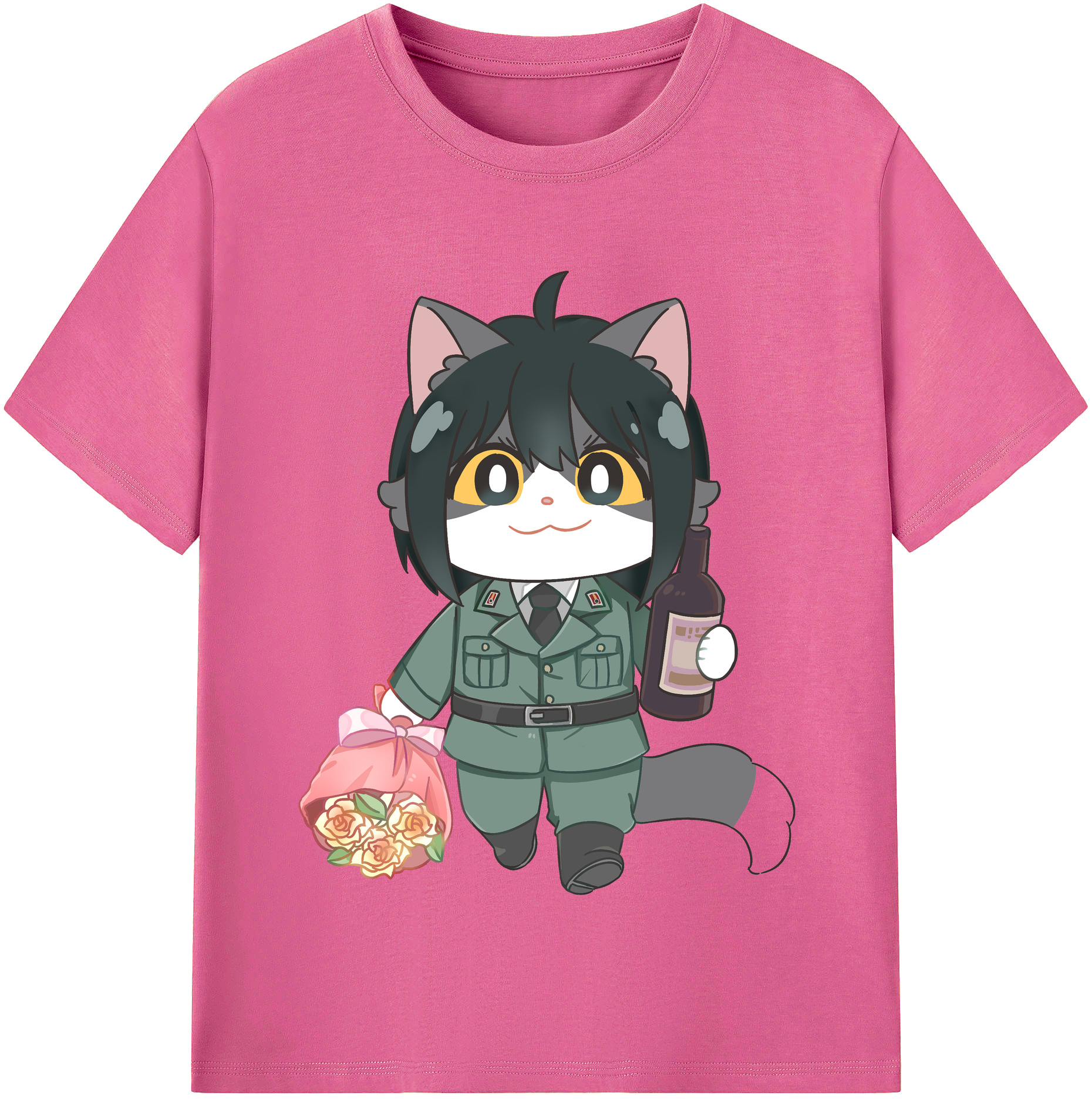（画像用） SPY×FAMILY间谍家家酒 レディースカジュアルプリントTシャツ（綿100％）