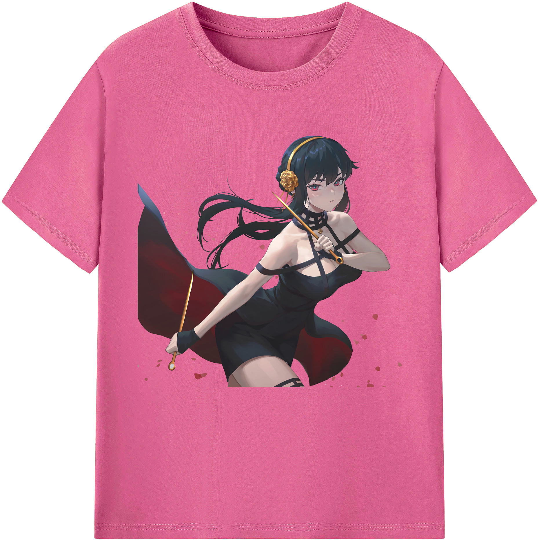 （画像用） SPY×FAMILY间谍家家酒 レディースカジュアルプリントTシャツ（綿100％）