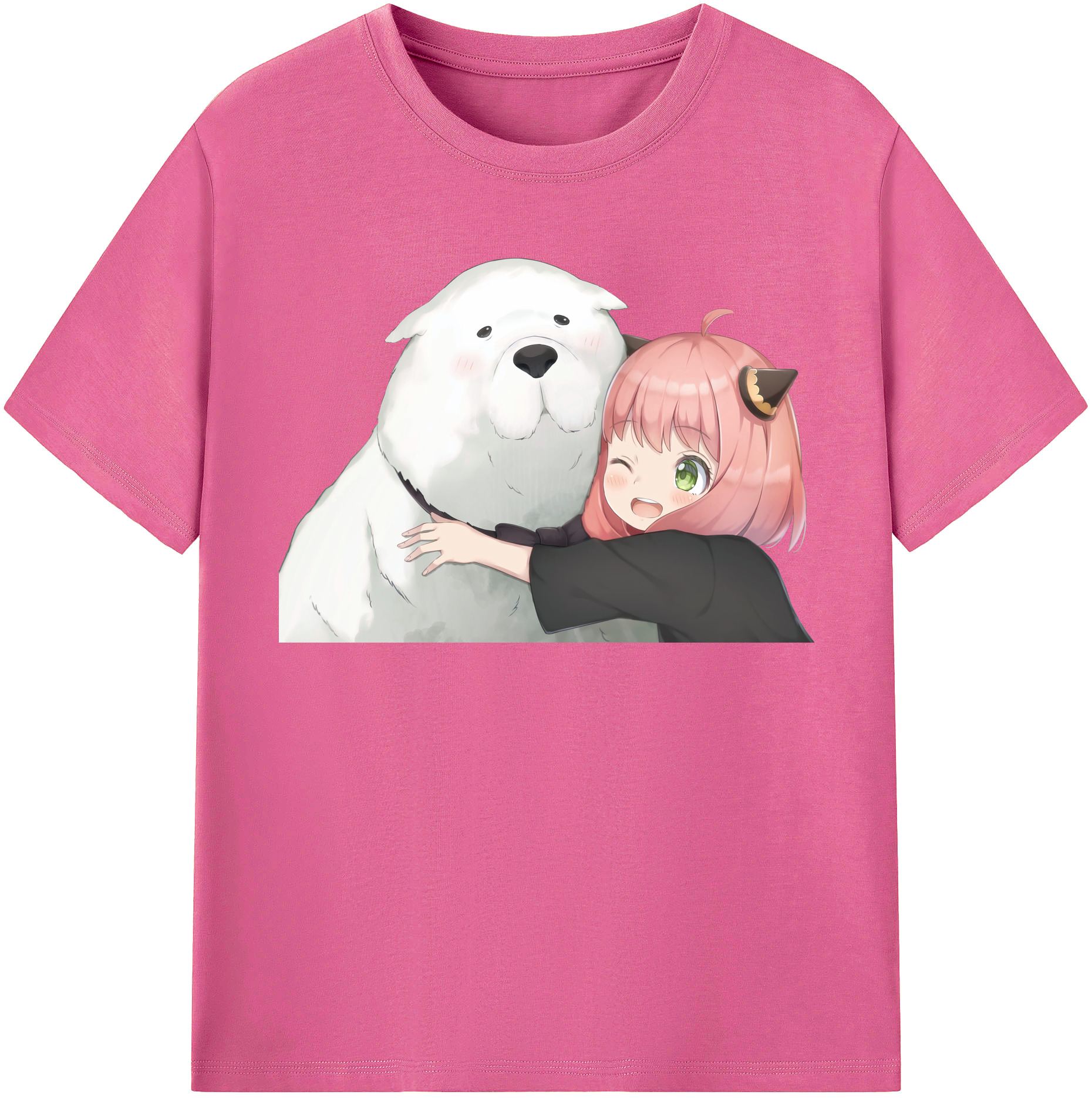 （画像用） SPY×FAMILY间谍家家酒 レディースカジュアルプリントTシャツ（綿100％）