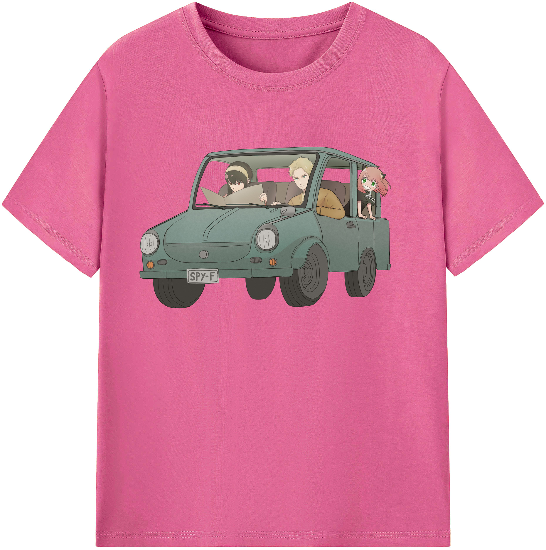 （画像用） SPY×FAMILY间谍家家酒 レディースカジュアルプリントTシャツ（綿100％）