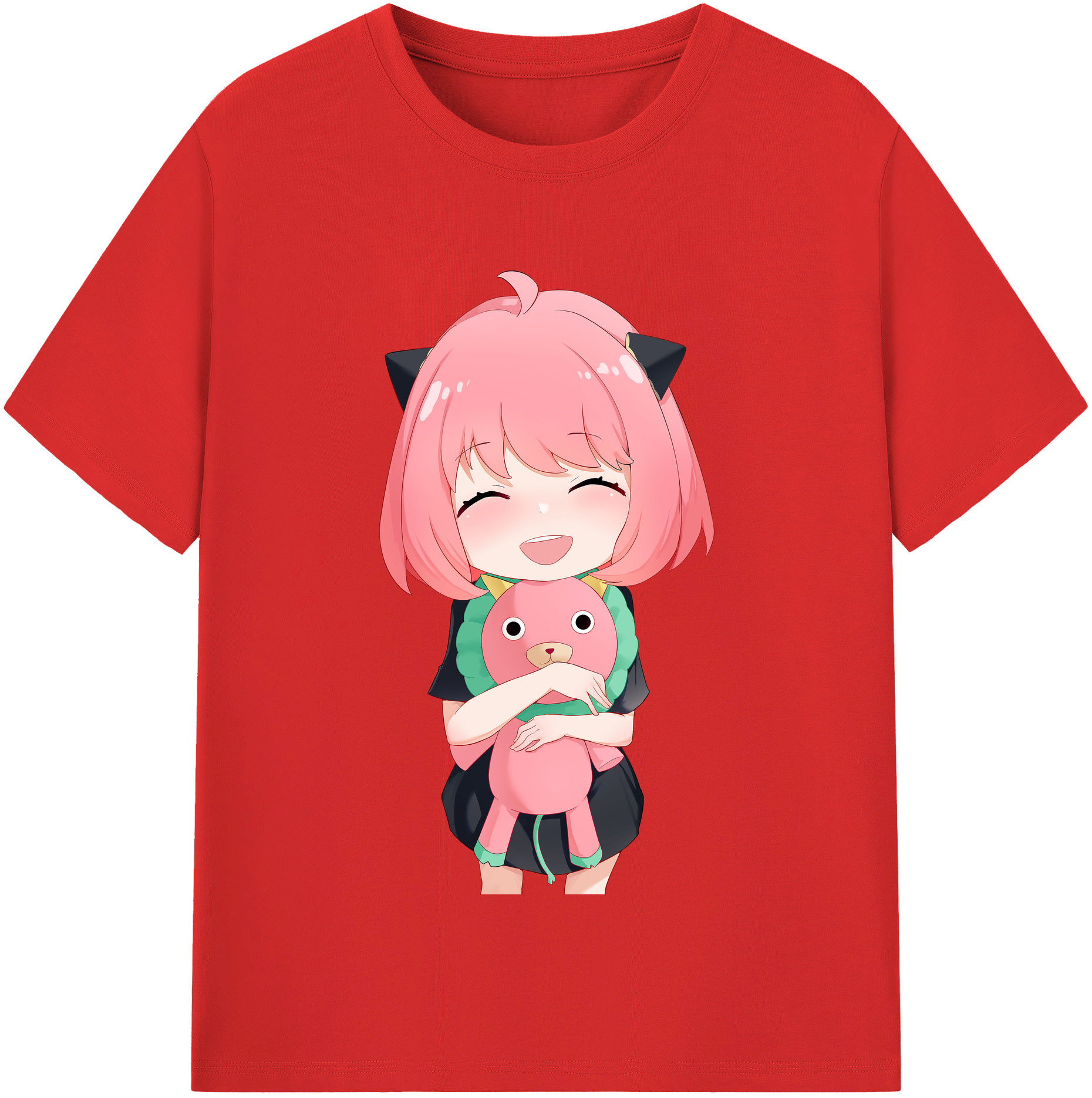 （画像用） SPY×FAMILY间谍家家酒 レディースカジュアルプリントTシャツ（綿100％）