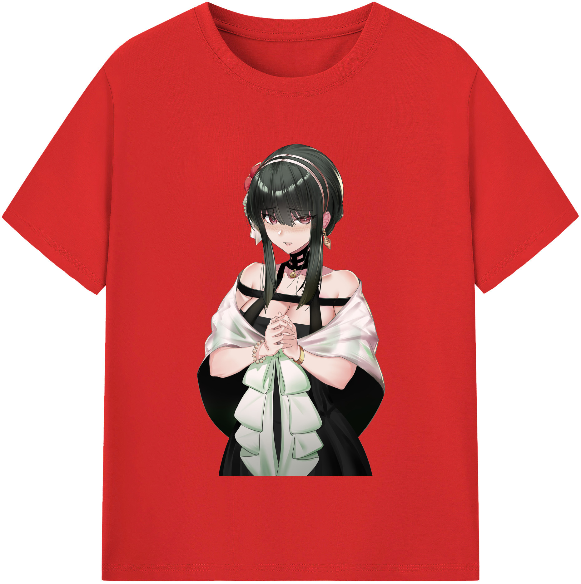 （画像用） SPY×FAMILY间谍家家酒 レディースカジュアルプリントTシャツ（綿100％）