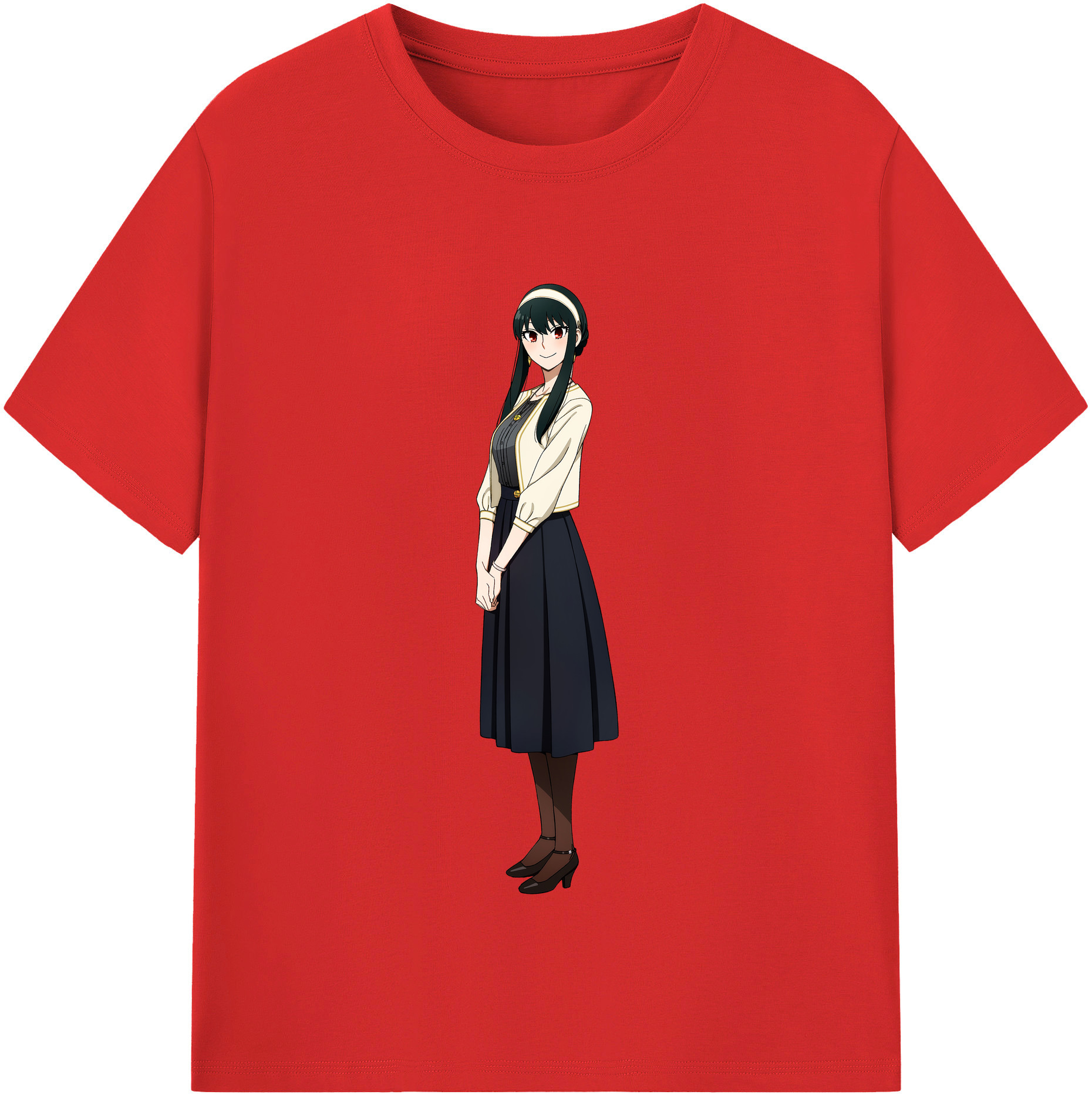 （画像用） SPY×FAMILY间谍家家酒 レディースカジュアルプリントTシャツ（綿100％）