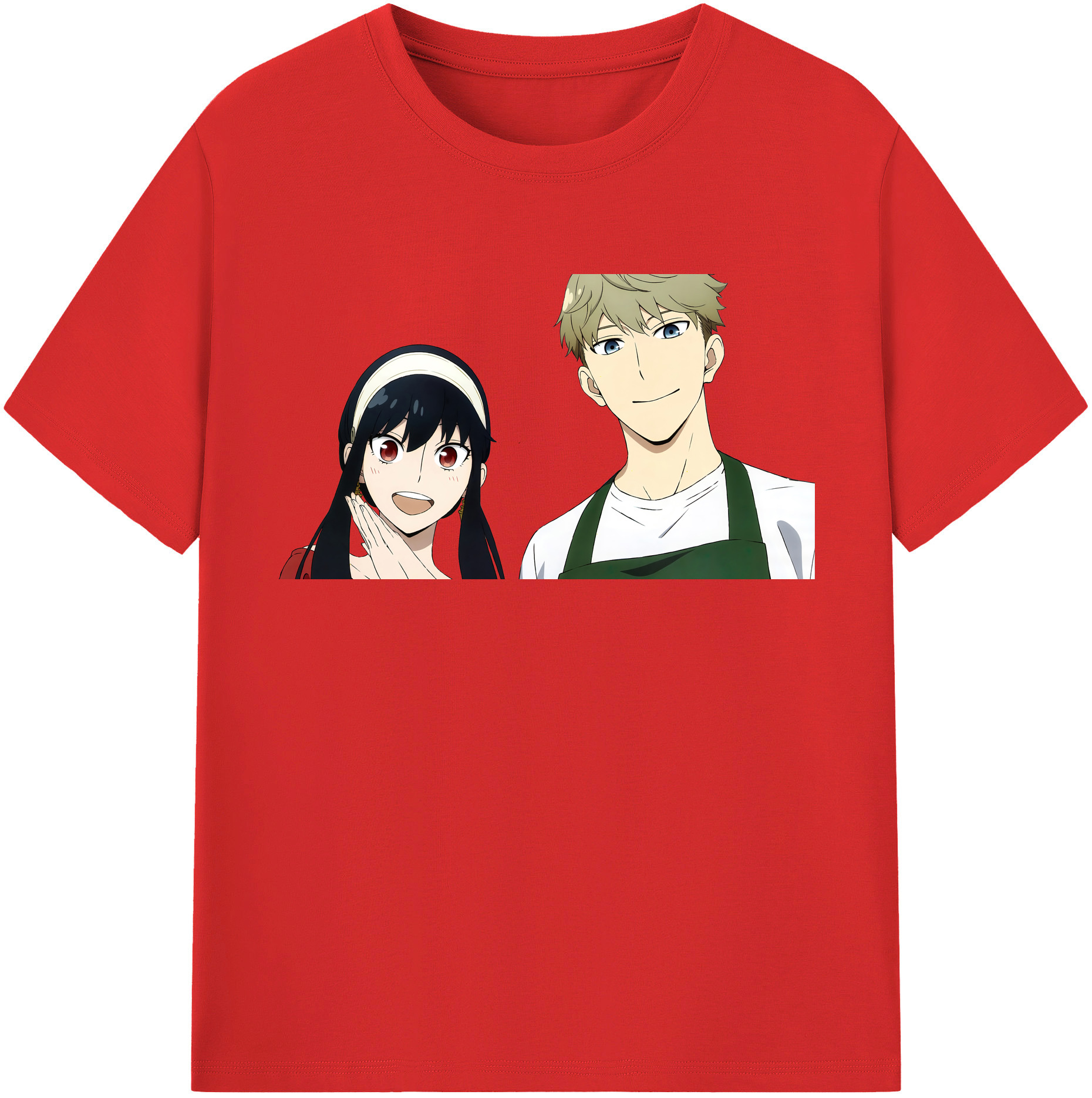 （画像用） SPY×FAMILY间谍家家酒 レディースカジュアルプリントTシャツ（綿100％）