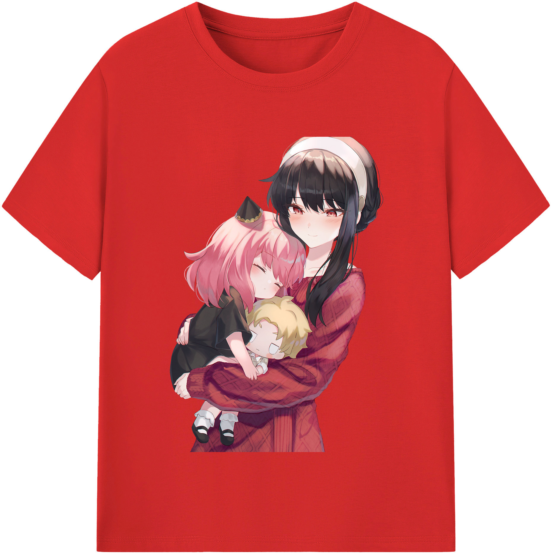 （画像用） SPY×FAMILY间谍家家酒 レディースカジュアルプリントTシャツ（綿100％）