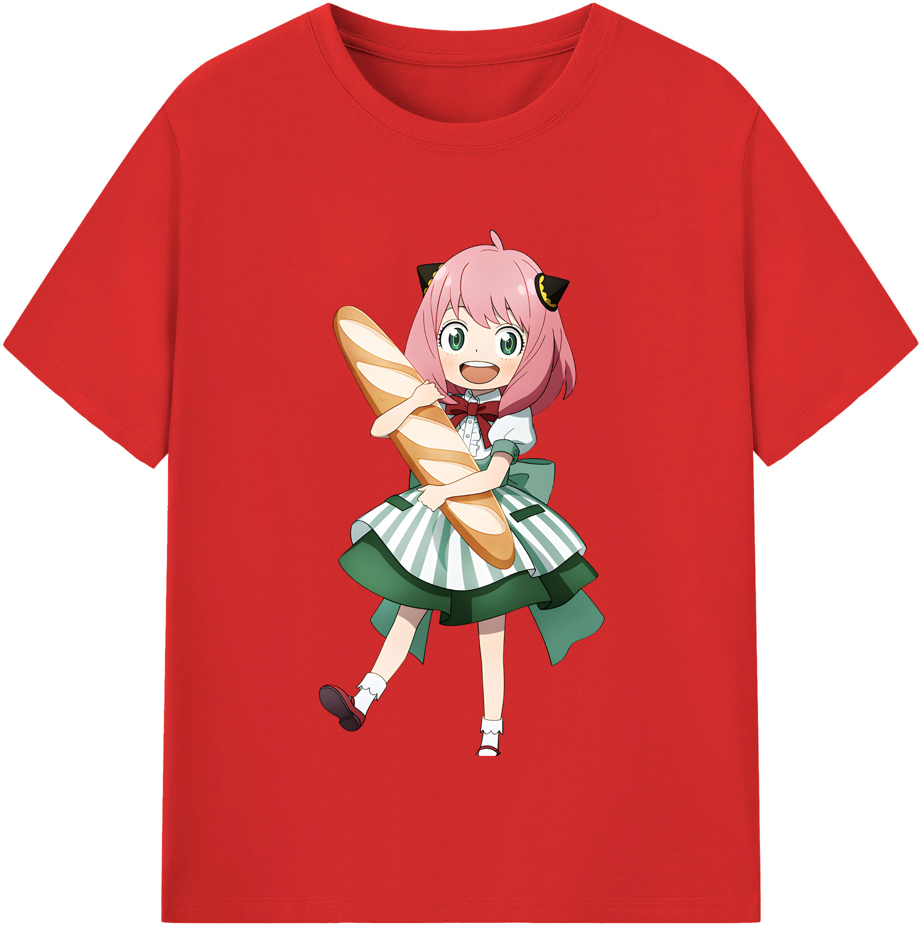 （画像用） SPY×FAMILY间谍家家酒 レディースカジュアルプリントTシャツ（綿100％）
