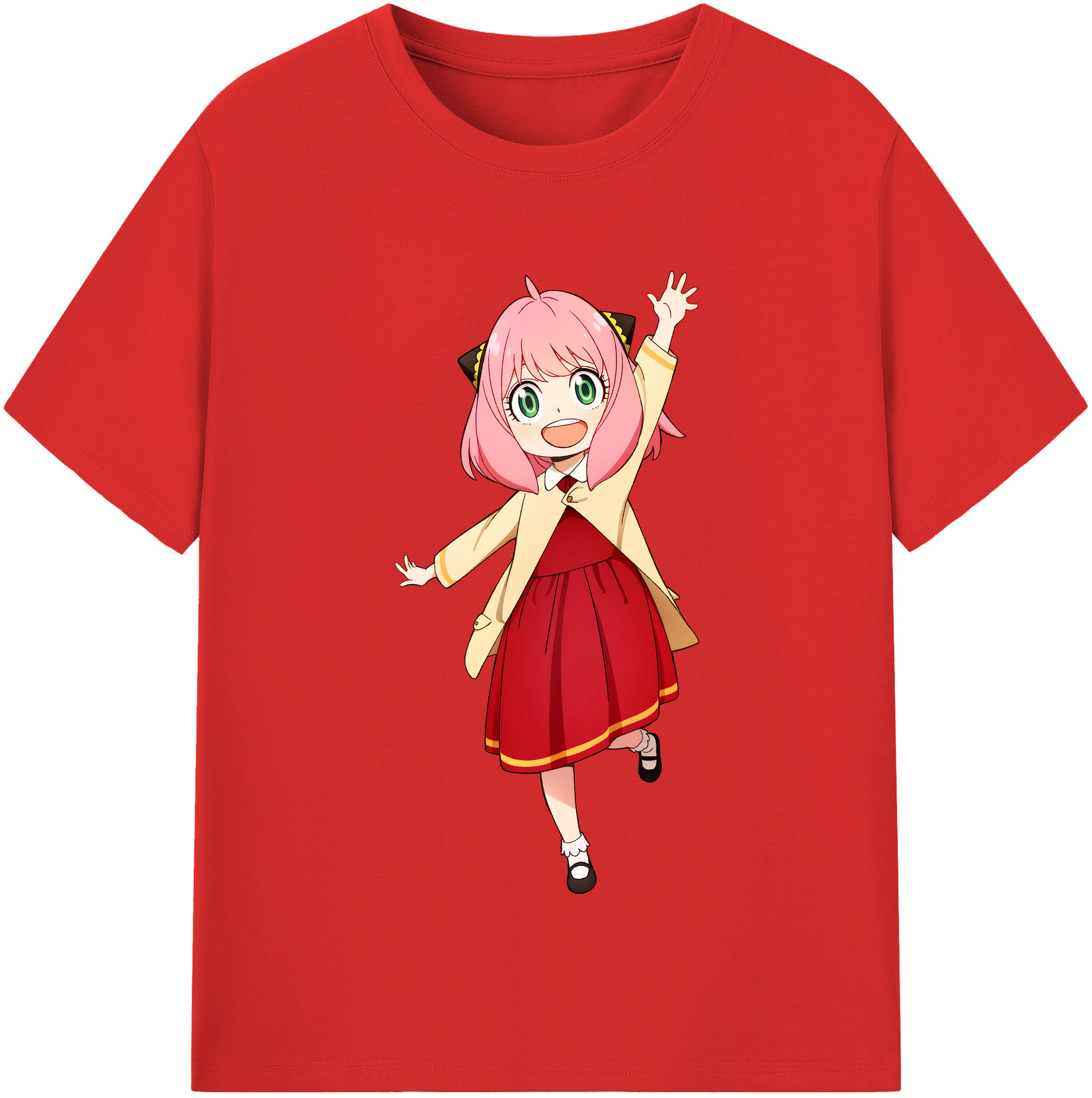 （画像用） SPY×FAMILY间谍家家酒 レディースカジュアルプリントTシャツ（綿100％）