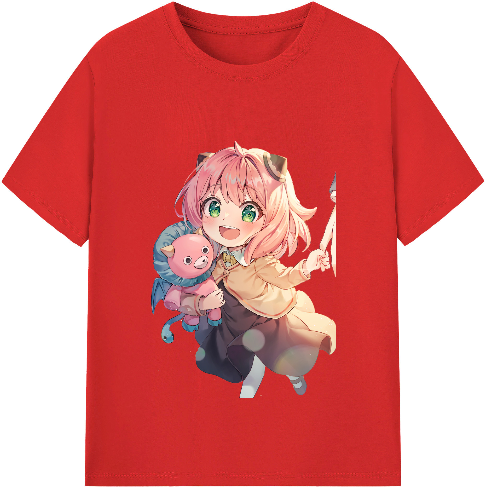 （画像用） SPY×FAMILY间谍家家酒 レディースカジュアルプリントTシャツ（綿100％）
