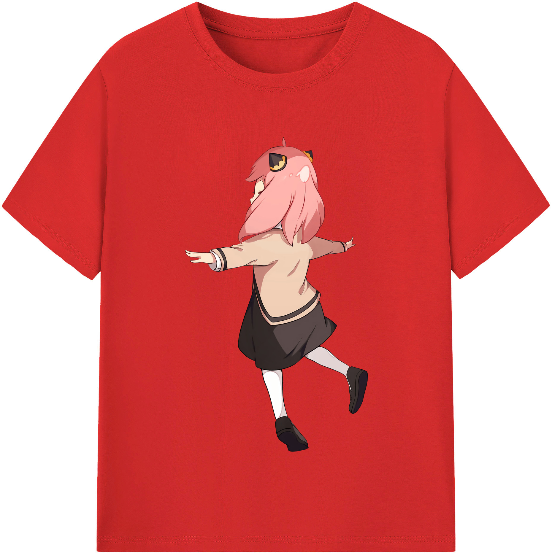 （画像用） SPY×FAMILY间谍家家酒 レディースカジュアルプリントTシャツ（綿100％）