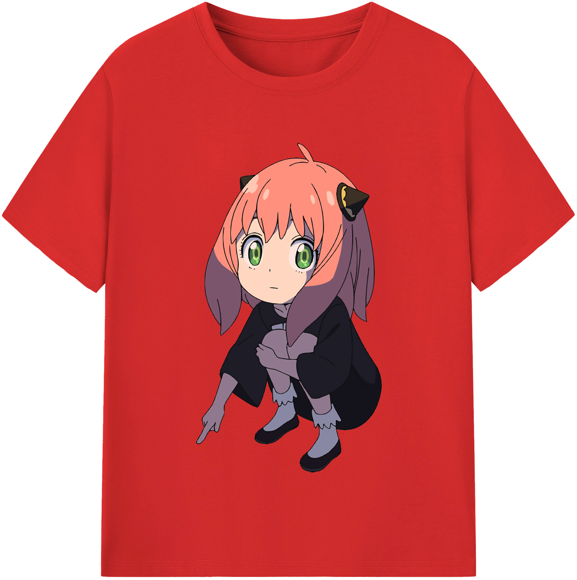 （画像用） SPY×FAMILY间谍家家酒 レディースカジュアルプリントTシャツ（綿100％）