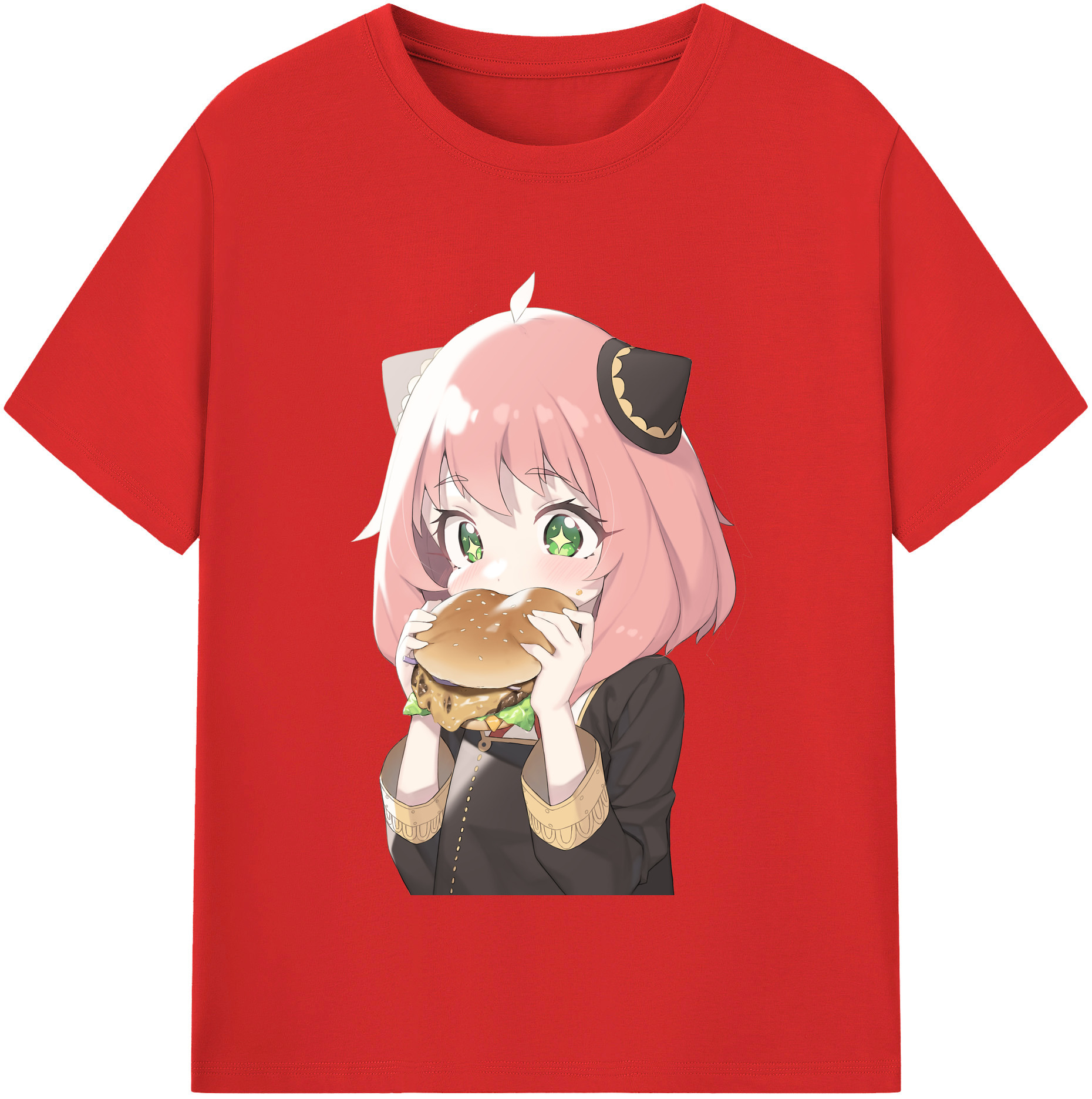 （画像用） SPY×FAMILY间谍家家酒 レディースカジュアルプリントTシャツ（綿100％）