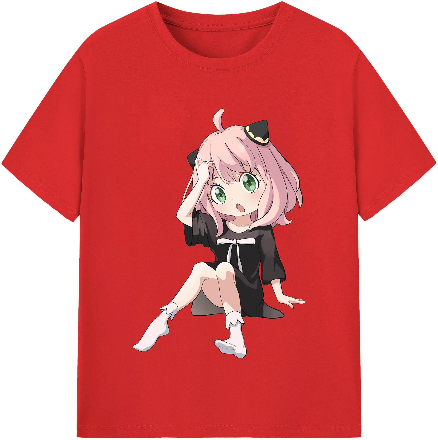 （画像用） SPY×FAMILY间谍家家酒 レディースカジュアルプリントTシャツ（綿100％）
