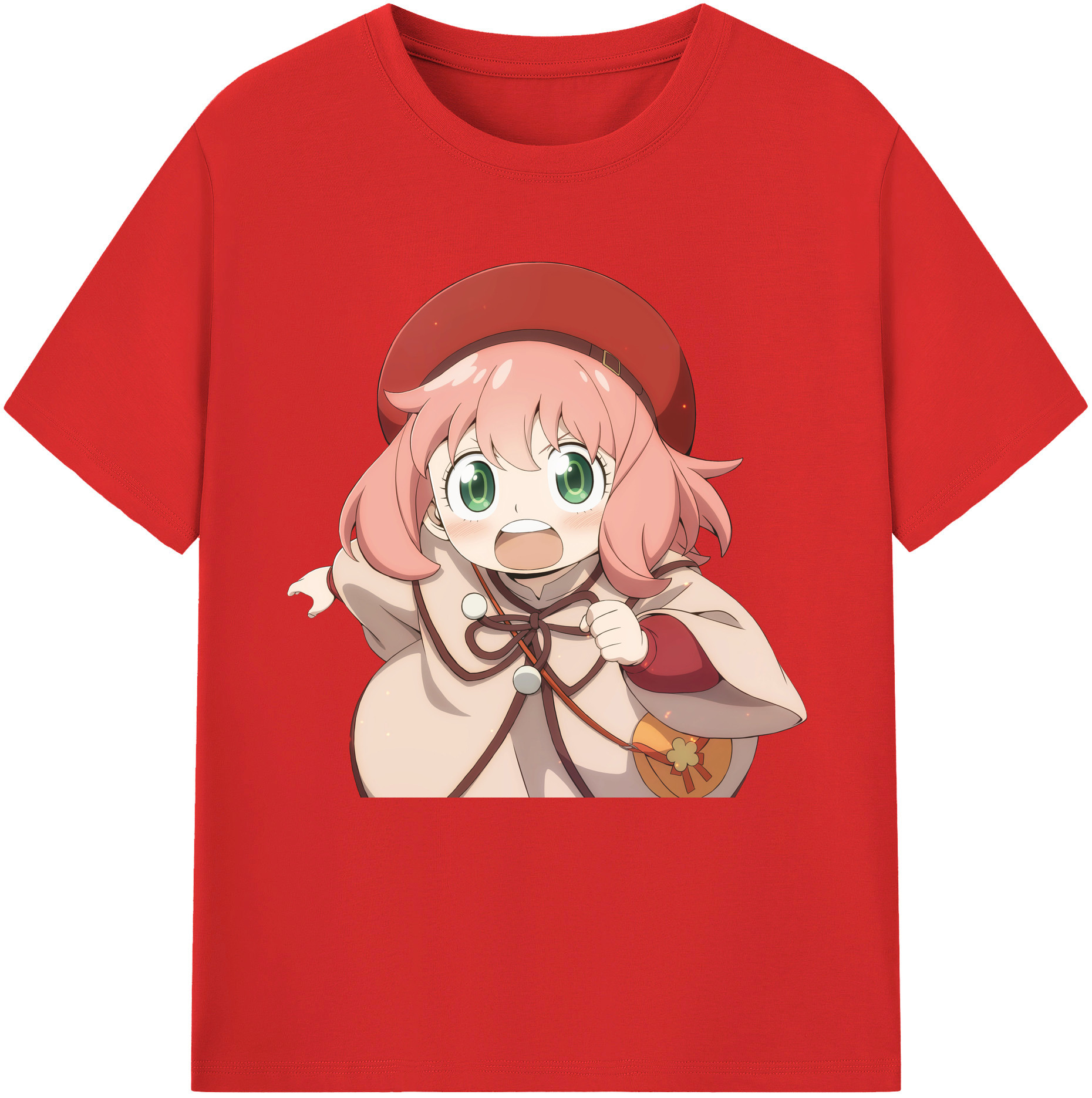 （画像用） SPY×FAMILY间谍家家酒 レディースカジュアルプリントTシャツ（綿100％）