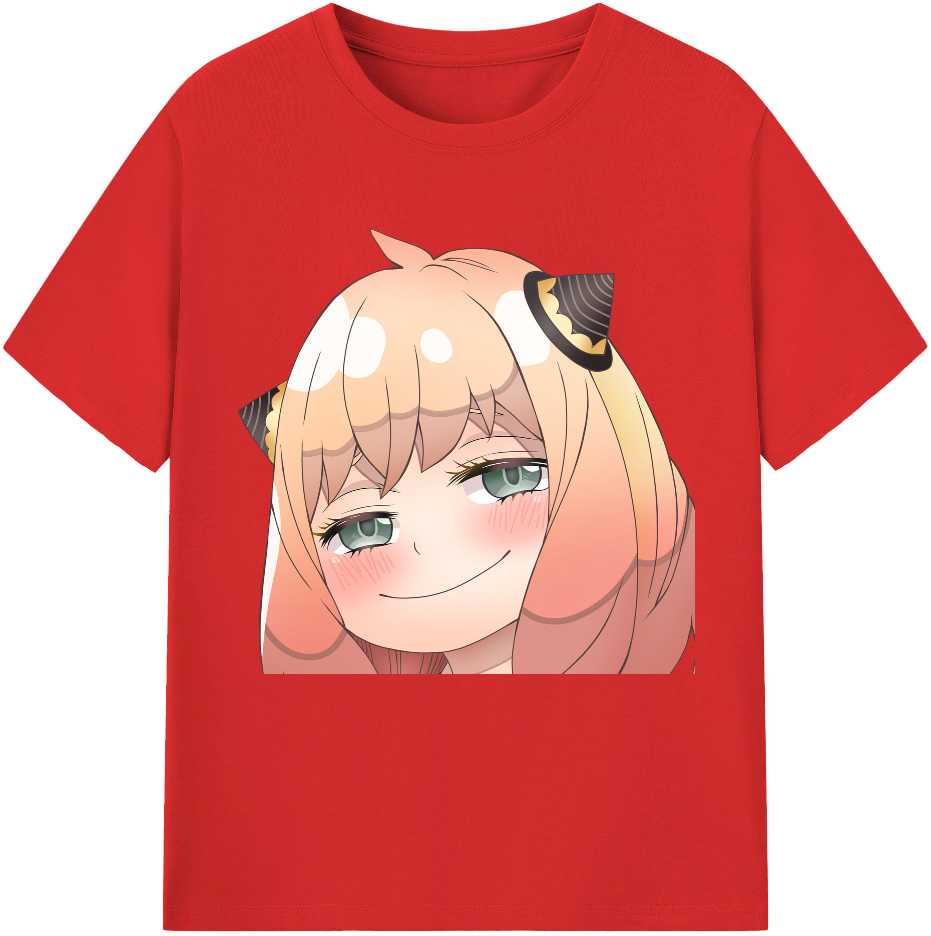 （画像用） SPY×FAMILY间谍家家酒 レディースカジュアルプリントTシャツ（綿100％）