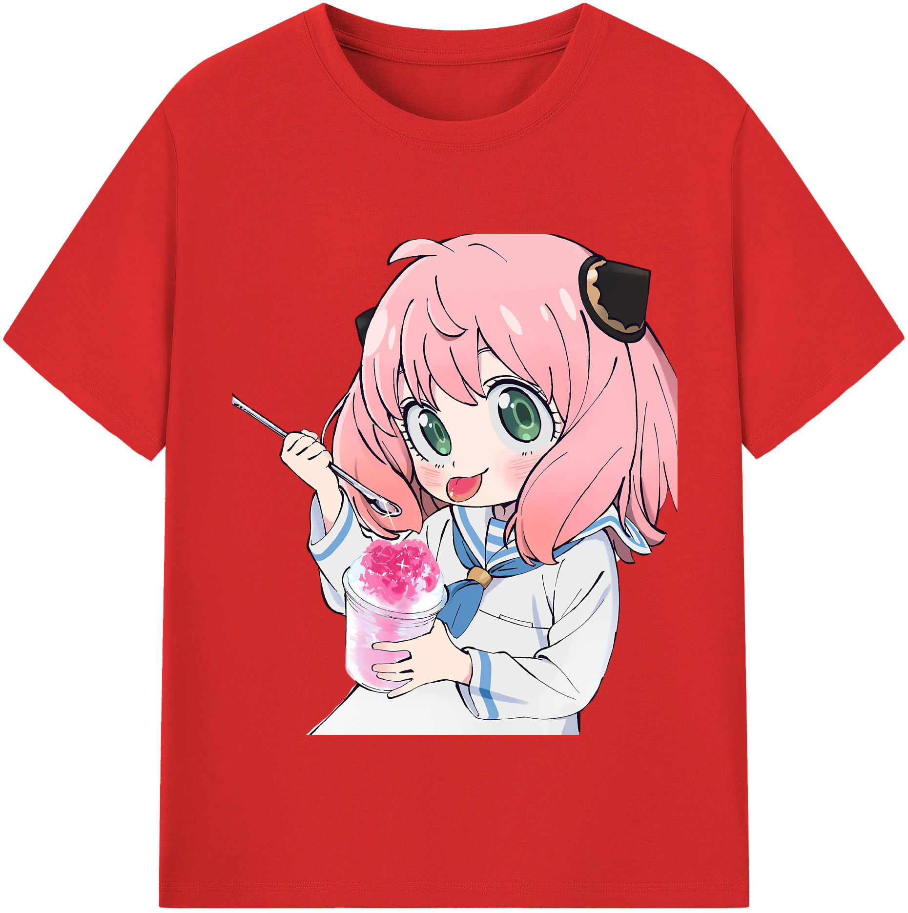 （画像用） SPY×FAMILY间谍家家酒 レディースカジュアルプリントTシャツ（綿100％）
