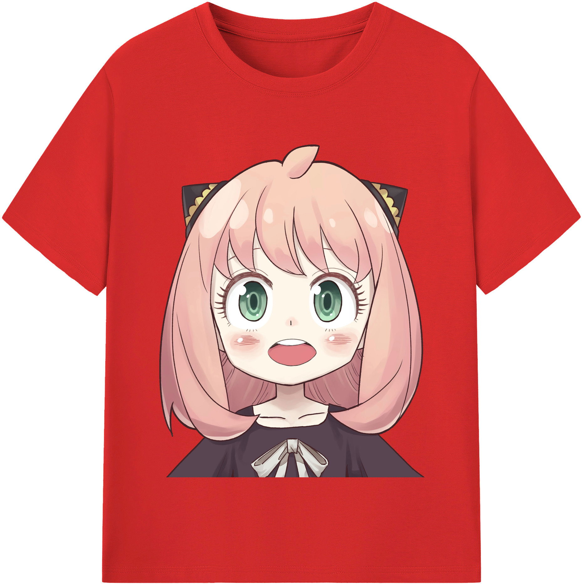 （画像用） SPY×FAMILY间谍家家酒 レディースカジュアルプリントTシャツ（綿100％）