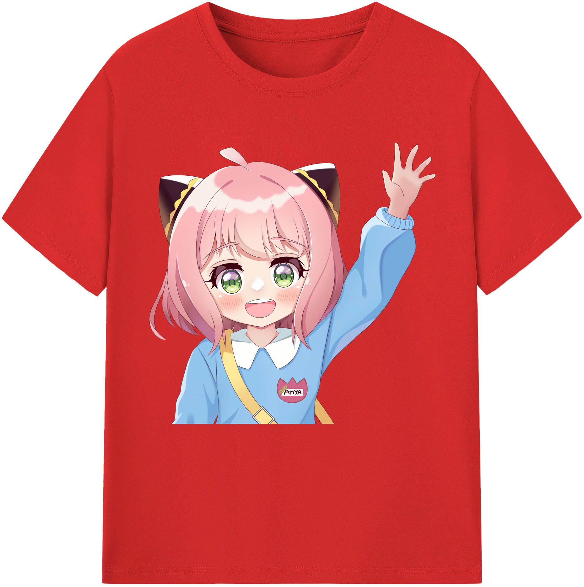 （画像用） SPY×FAMILY间谍家家酒 レディースカジュアルプリントTシャツ（綿100％）