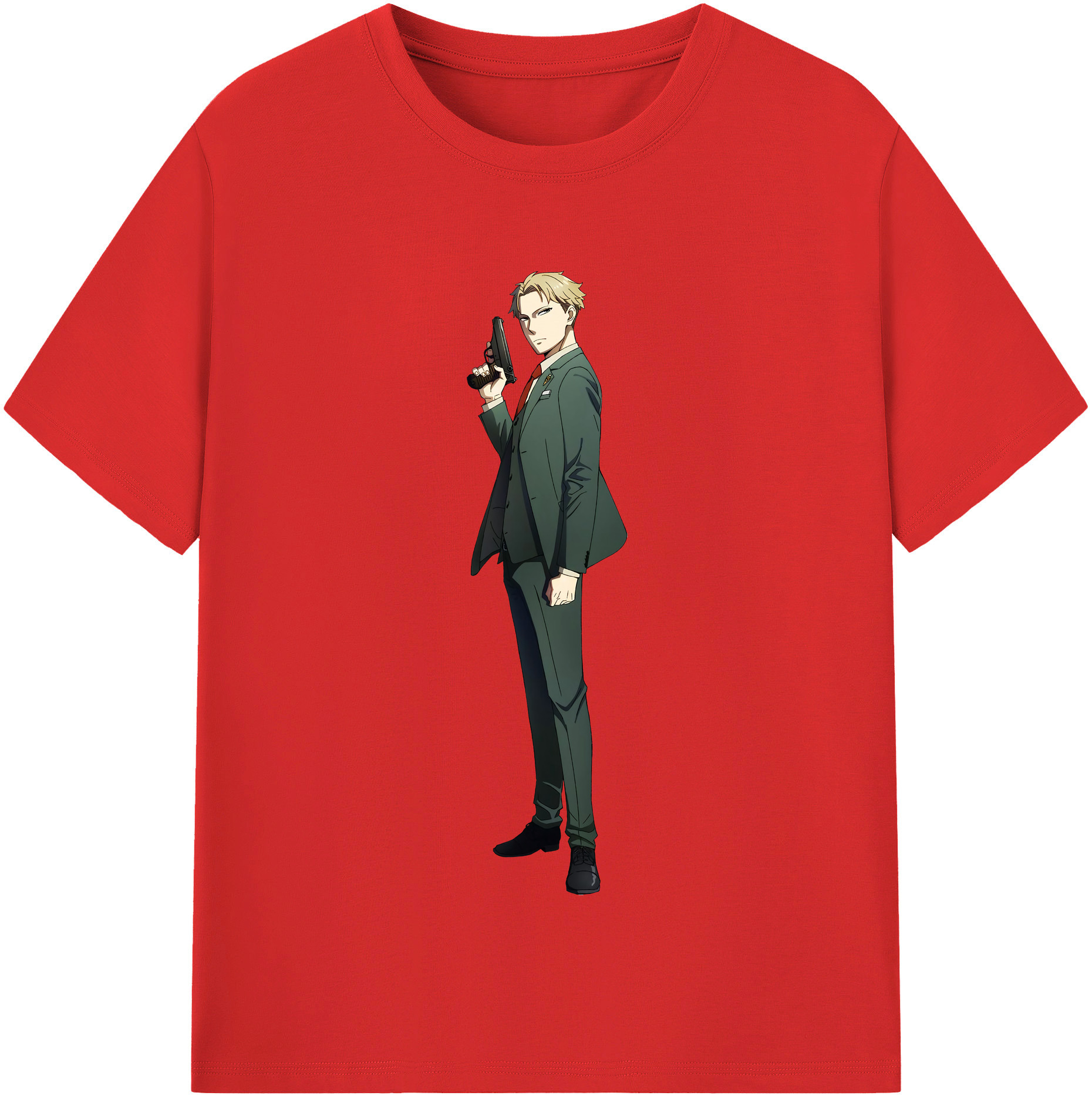 （画像用） SPY×FAMILY间谍家家酒 レディースカジュアルプリントTシャツ（綿100％）