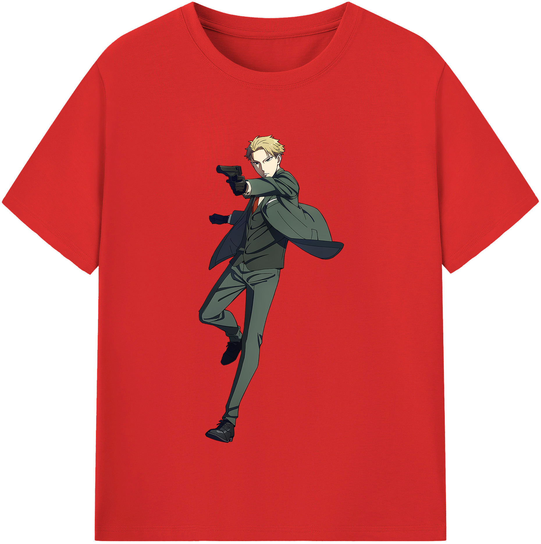 （画像用） SPY×FAMILY间谍家家酒 レディースカジュアルプリントTシャツ（綿100％）