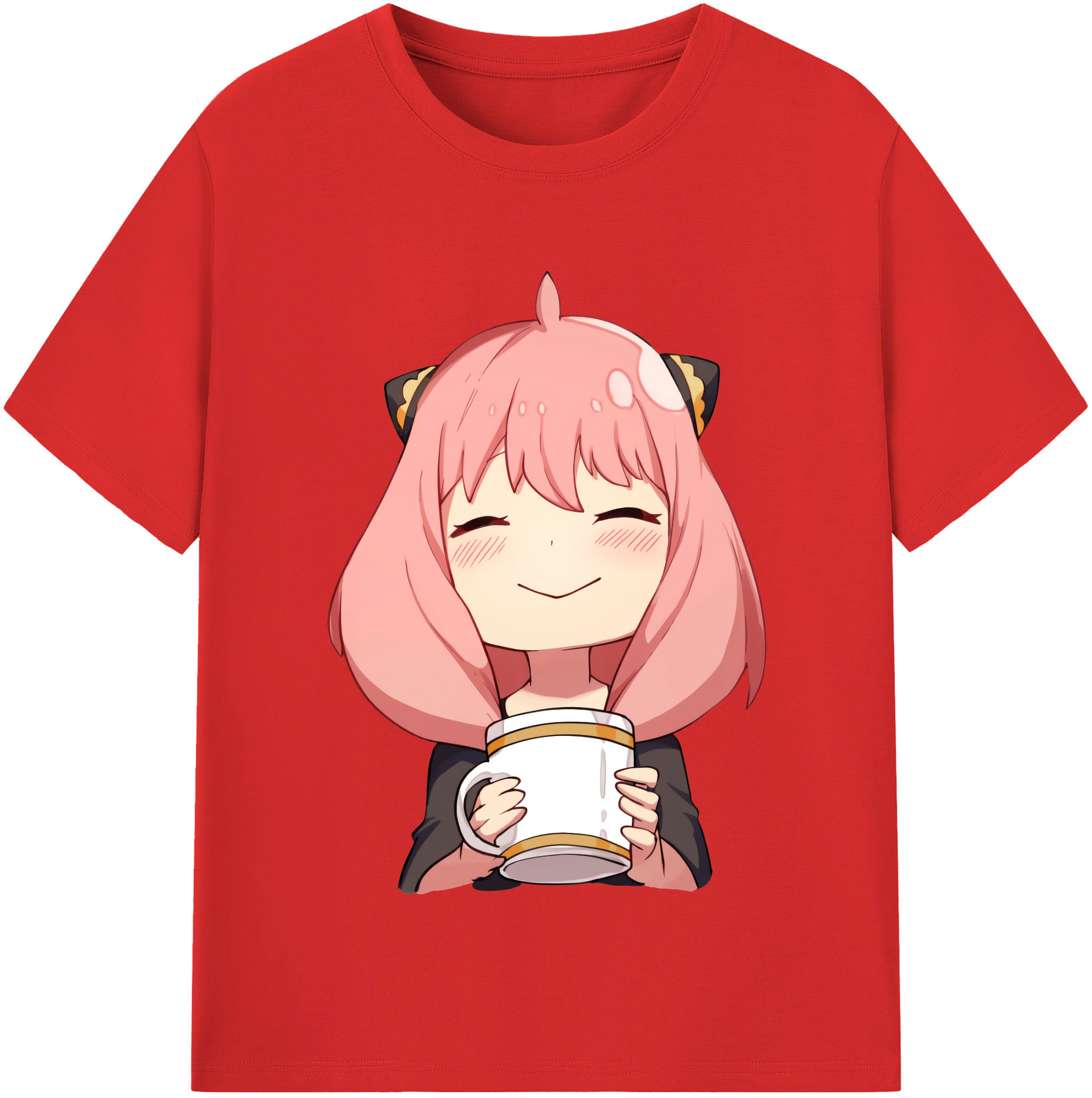 （画像用） SPY×FAMILY间谍家家酒 レディースカジュアルプリントTシャツ（綿100％）