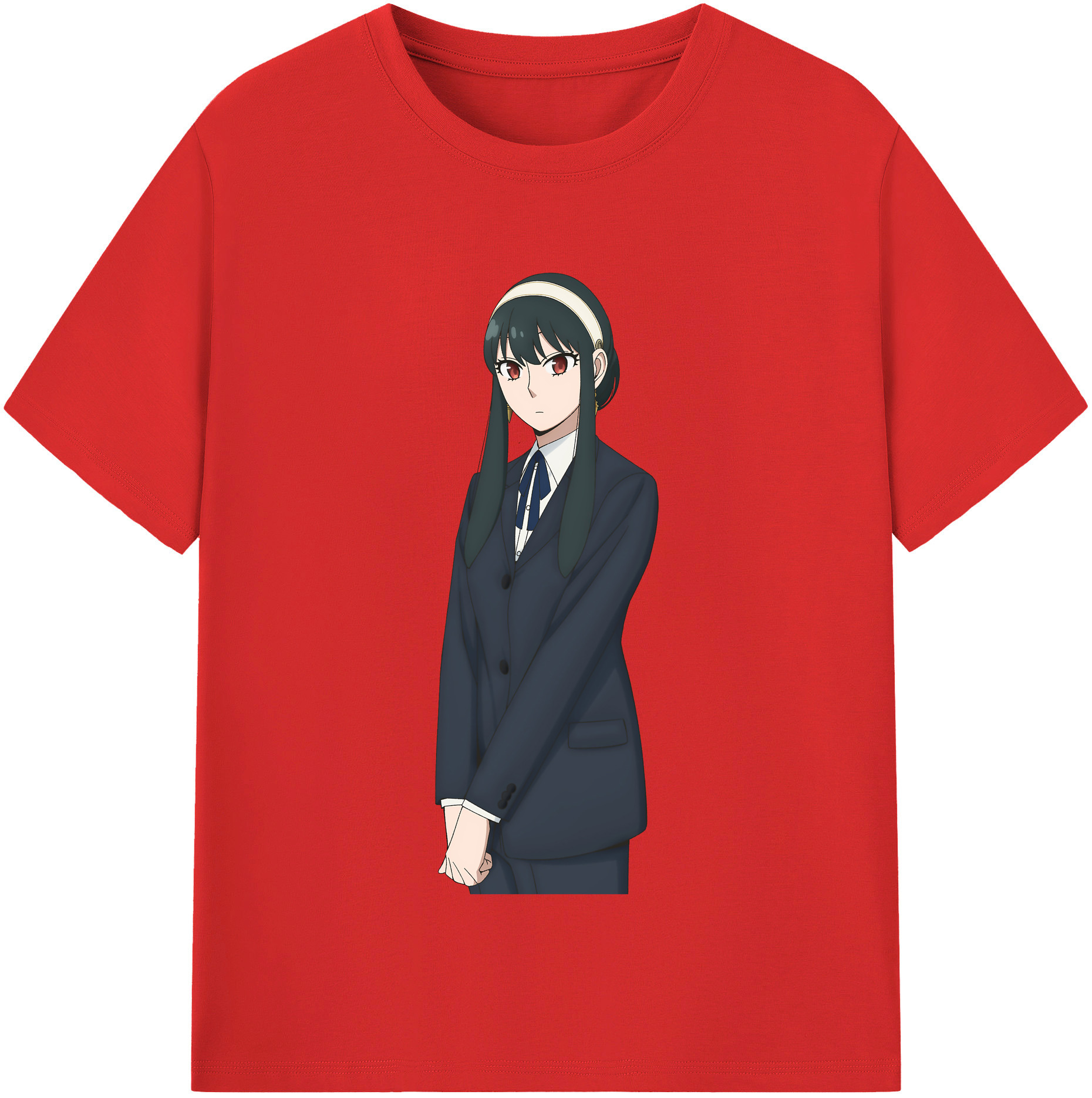 （画像用） SPY×FAMILY间谍家家酒 レディースカジュアルプリントTシャツ（綿100％）