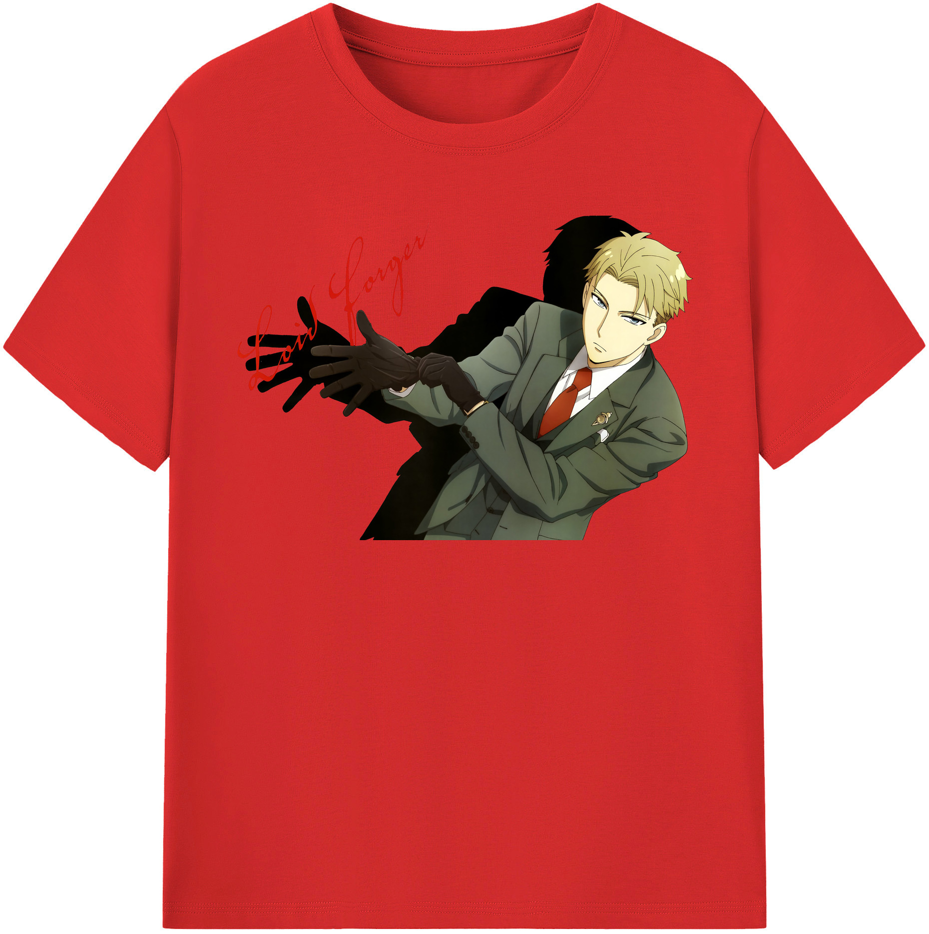 （画像用） SPY×FAMILY间谍家家酒 レディースカジュアルプリントTシャツ（綿100％）