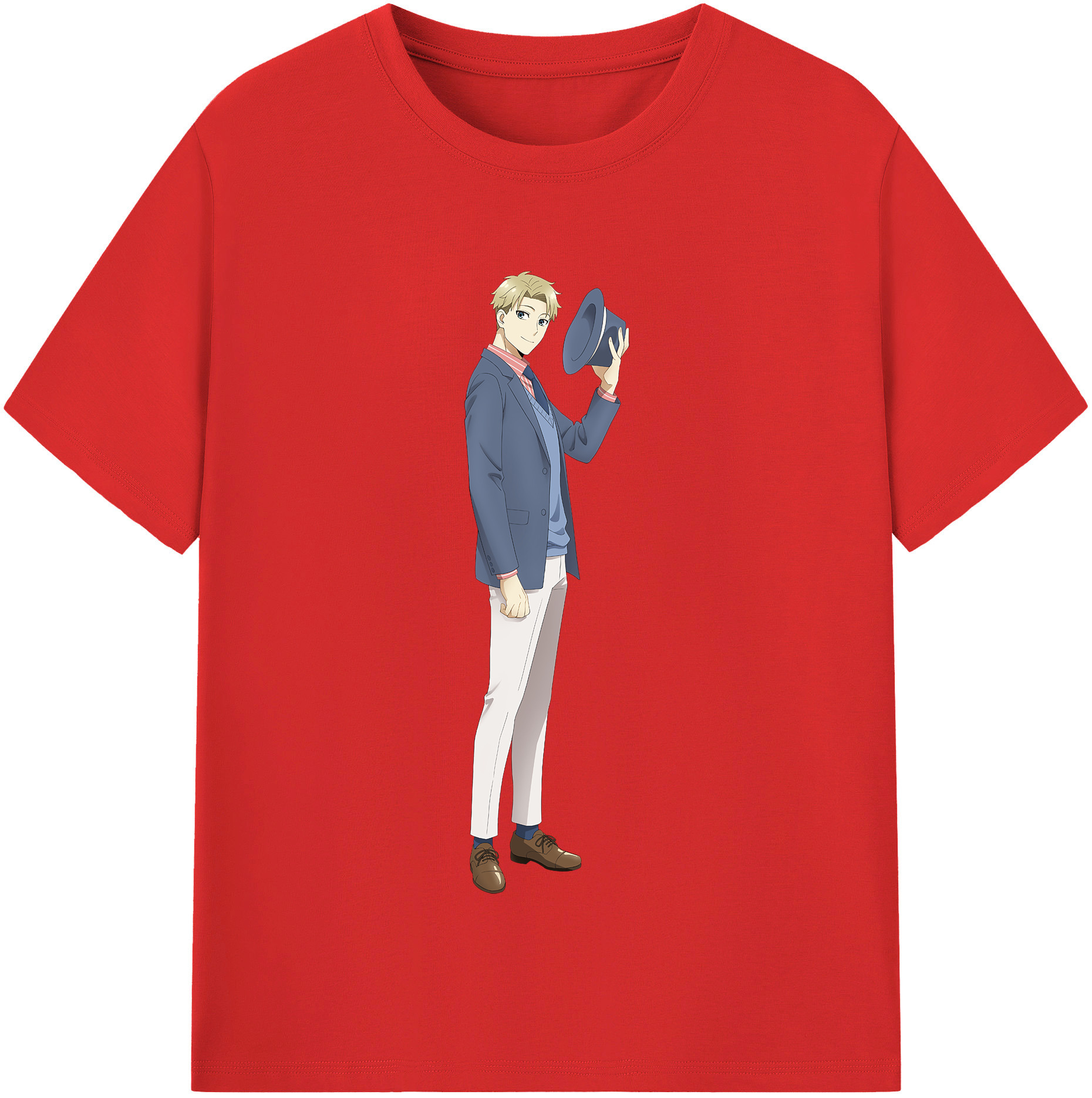 （画像用） SPY×FAMILY间谍家家酒 レディースカジュアルプリントTシャツ（綿100％）