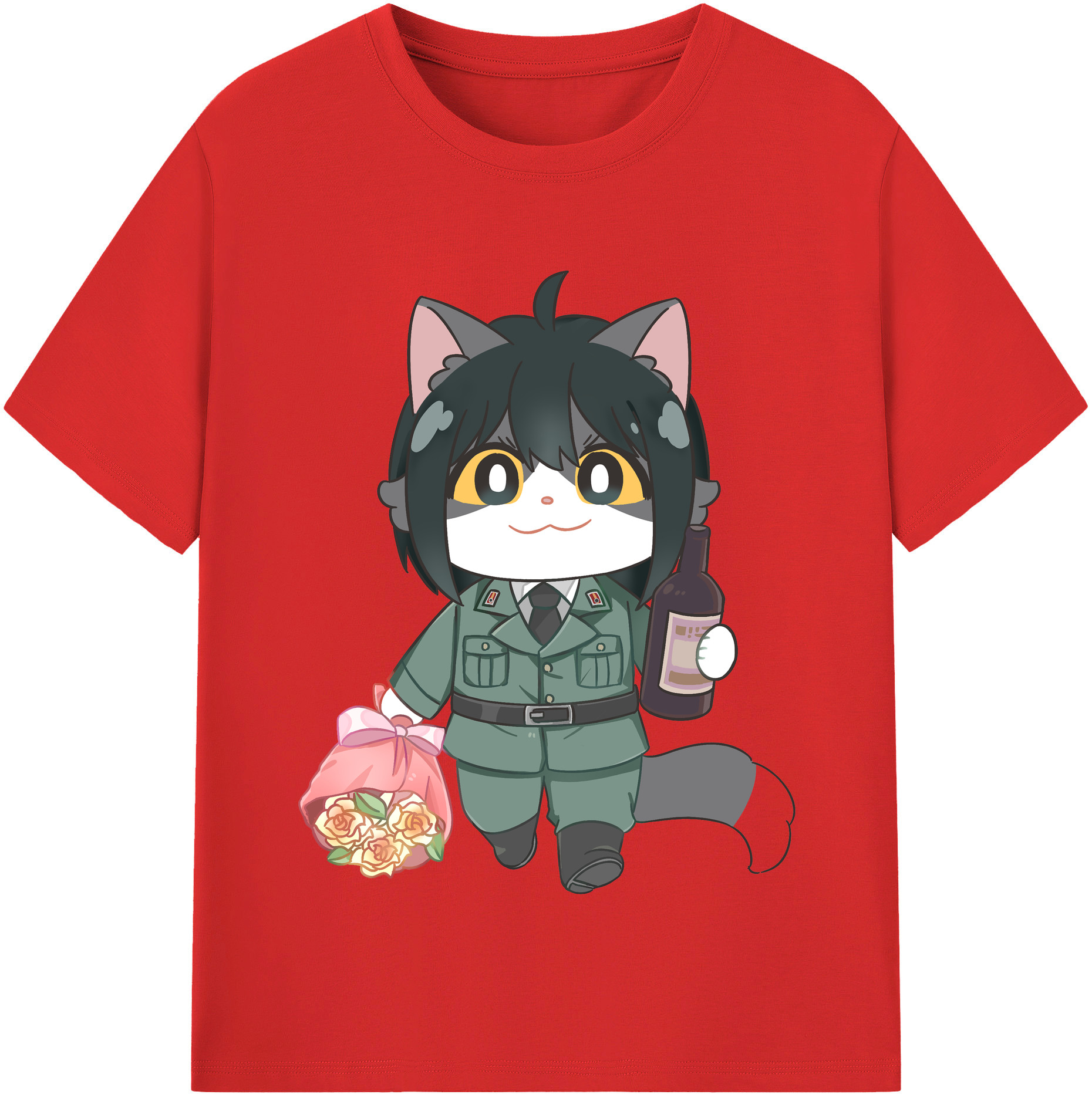 （画像用） SPY×FAMILY间谍家家酒 レディースカジュアルプリントTシャツ（綿100％）