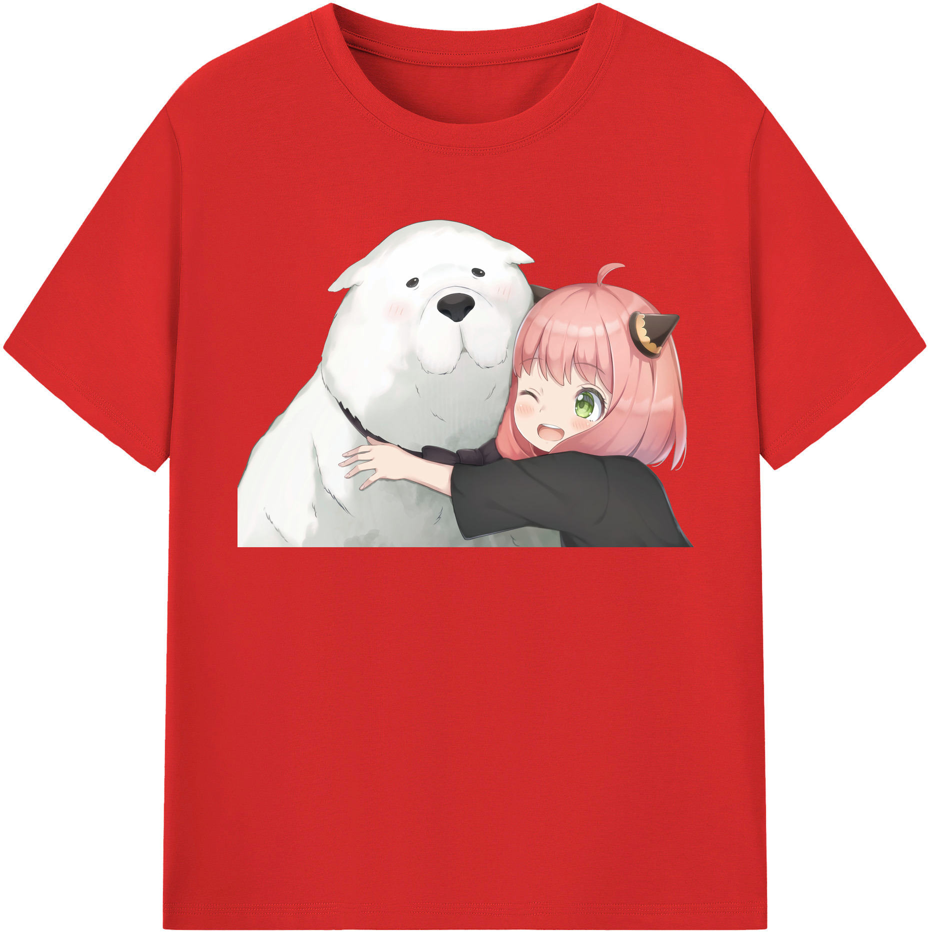 （画像用） SPY×FAMILY间谍家家酒 レディースカジュアルプリントTシャツ（綿100％）