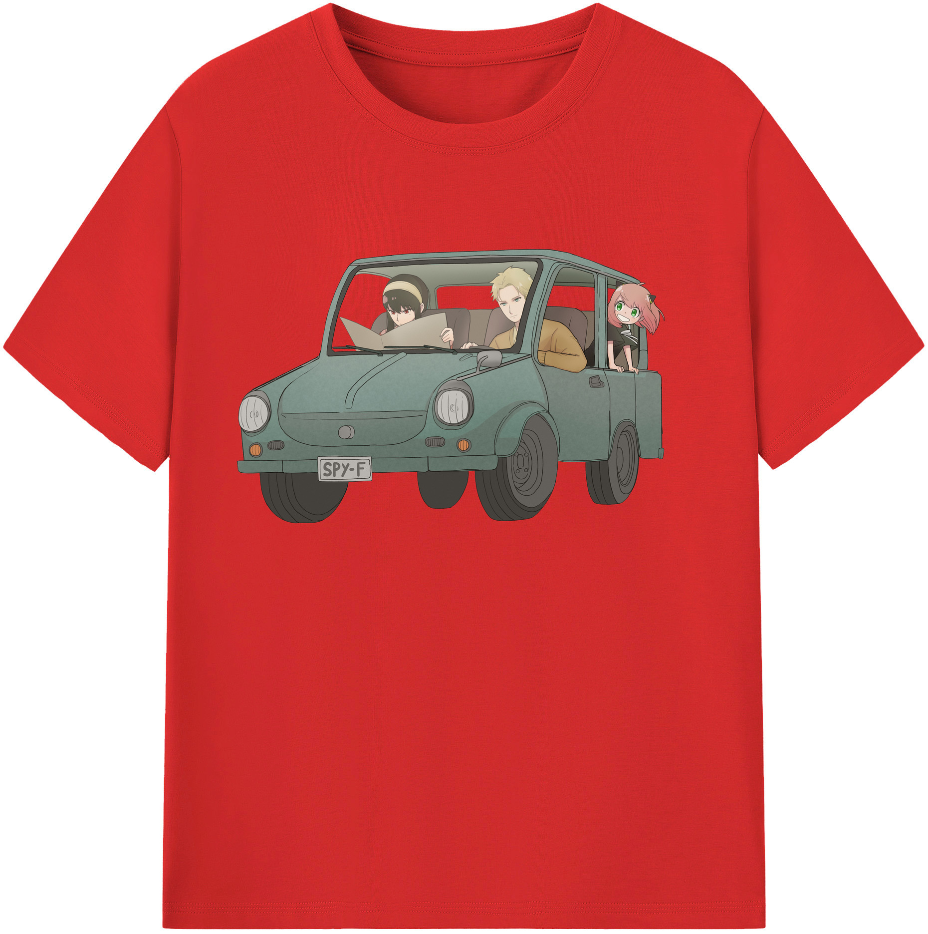 （画像用） SPY×FAMILY间谍家家酒 レディースカジュアルプリントTシャツ（綿100％）