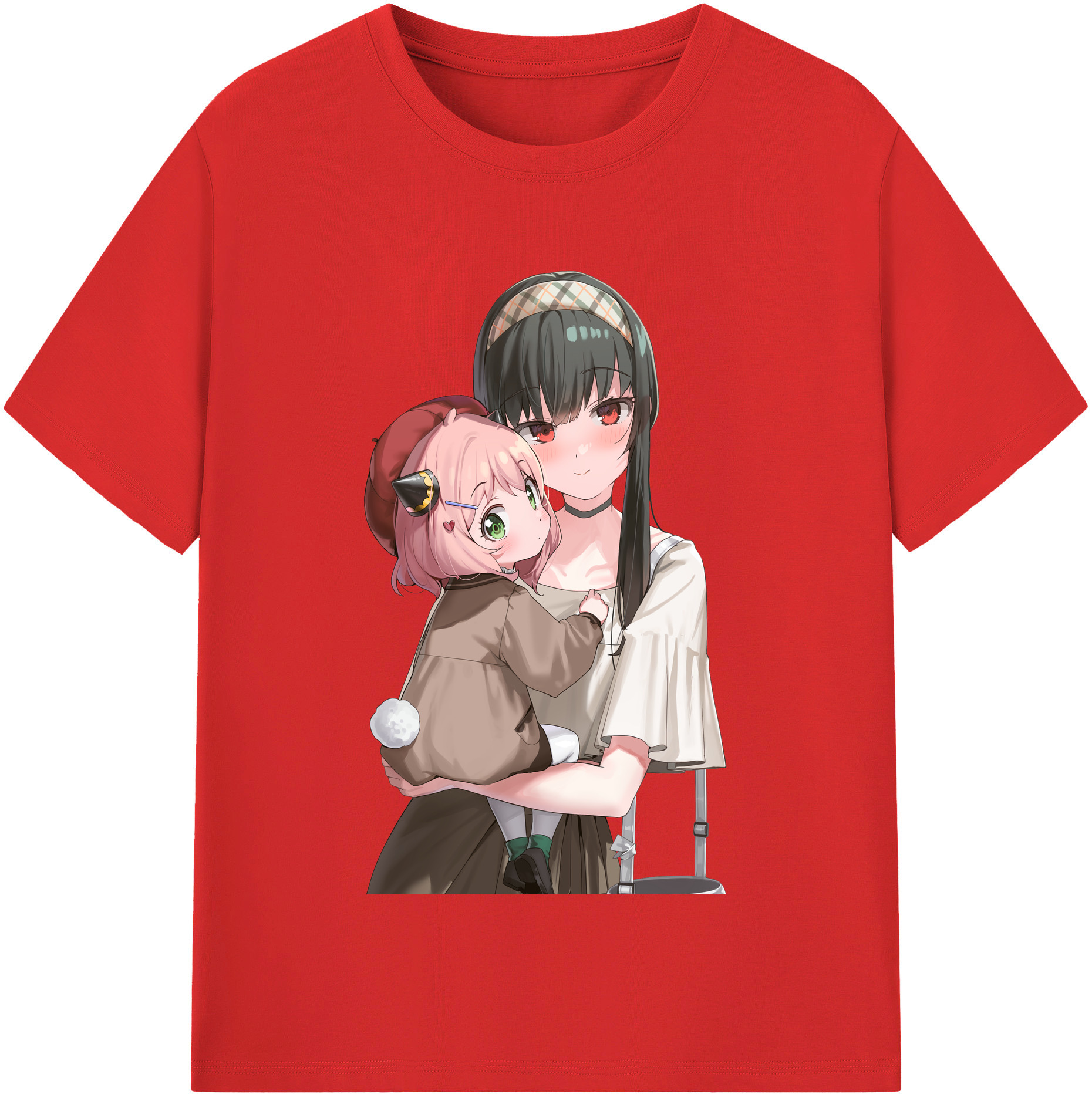 （画像用） SPY×FAMILY间谍家家酒 レディースカジュアルプリントTシャツ（綿100％）