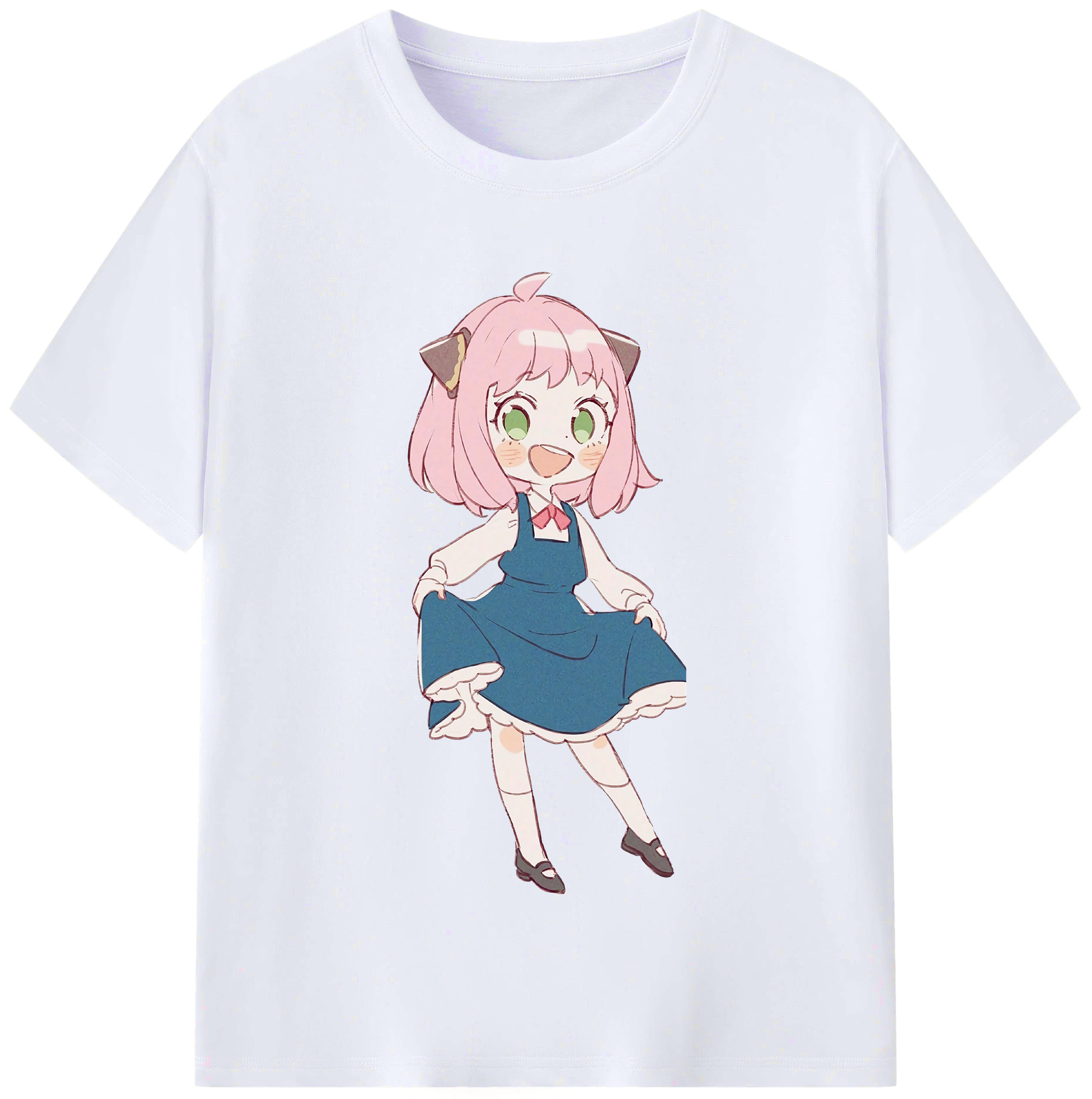 （画像用） SPY×FAMILY间谍家家酒 レディースカジュアルプリントTシャツ（綿100％）