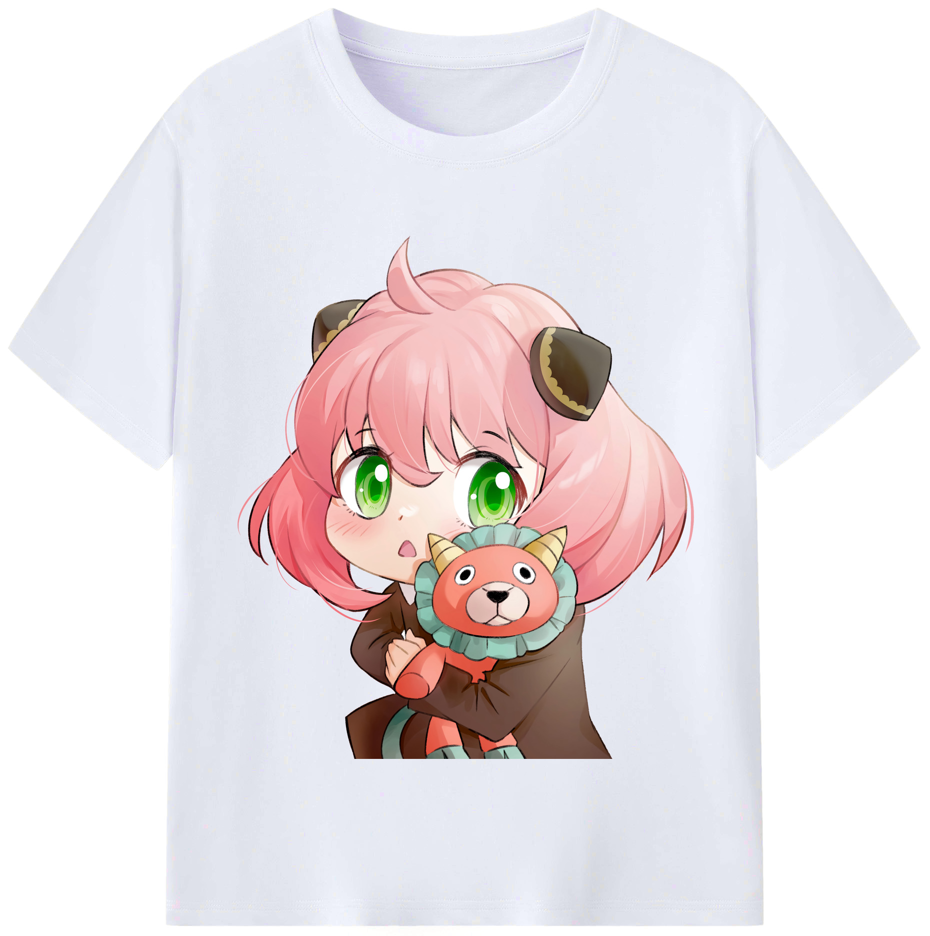 （画像用） SPY×FAMILY间谍家家酒 レディースカジュアルプリントTシャツ（綿100％）