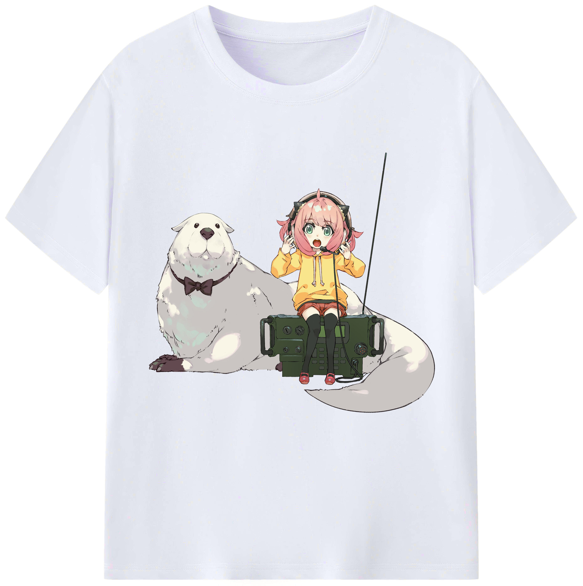 （画像用） SPY×FAMILY间谍家家酒 レディースカジュアルプリントTシャツ（綿100％）