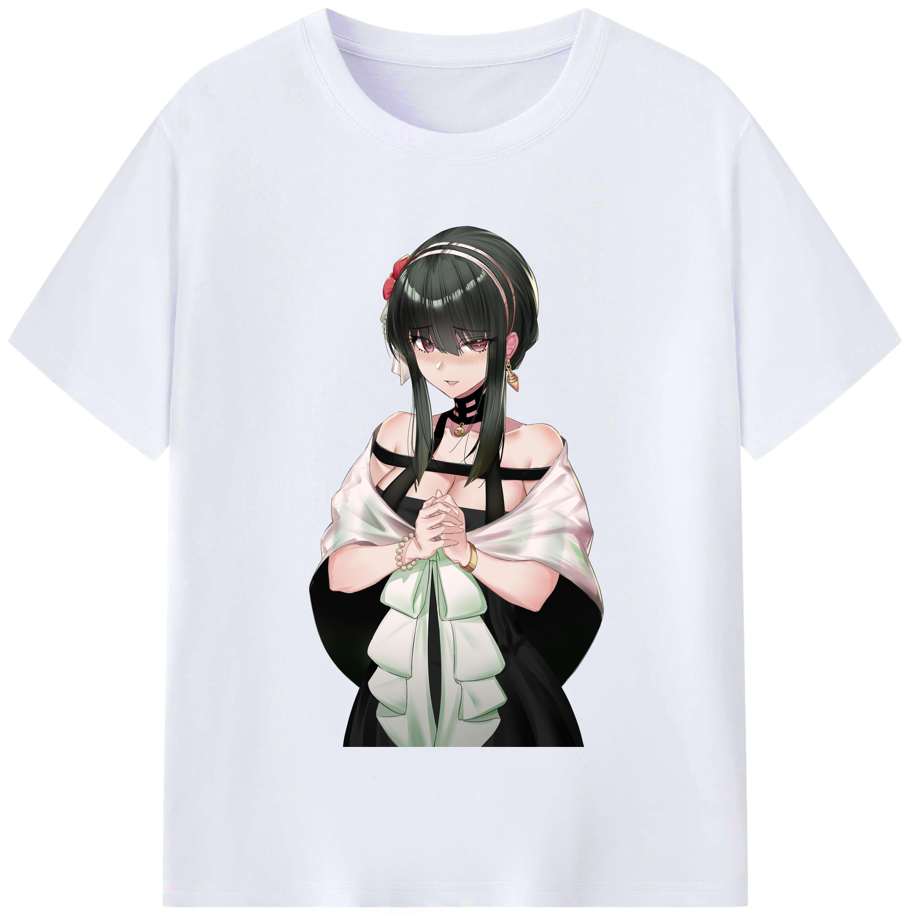 （画像用） SPY×FAMILY间谍家家酒 レディースカジュアルプリントTシャツ（綿100％）
