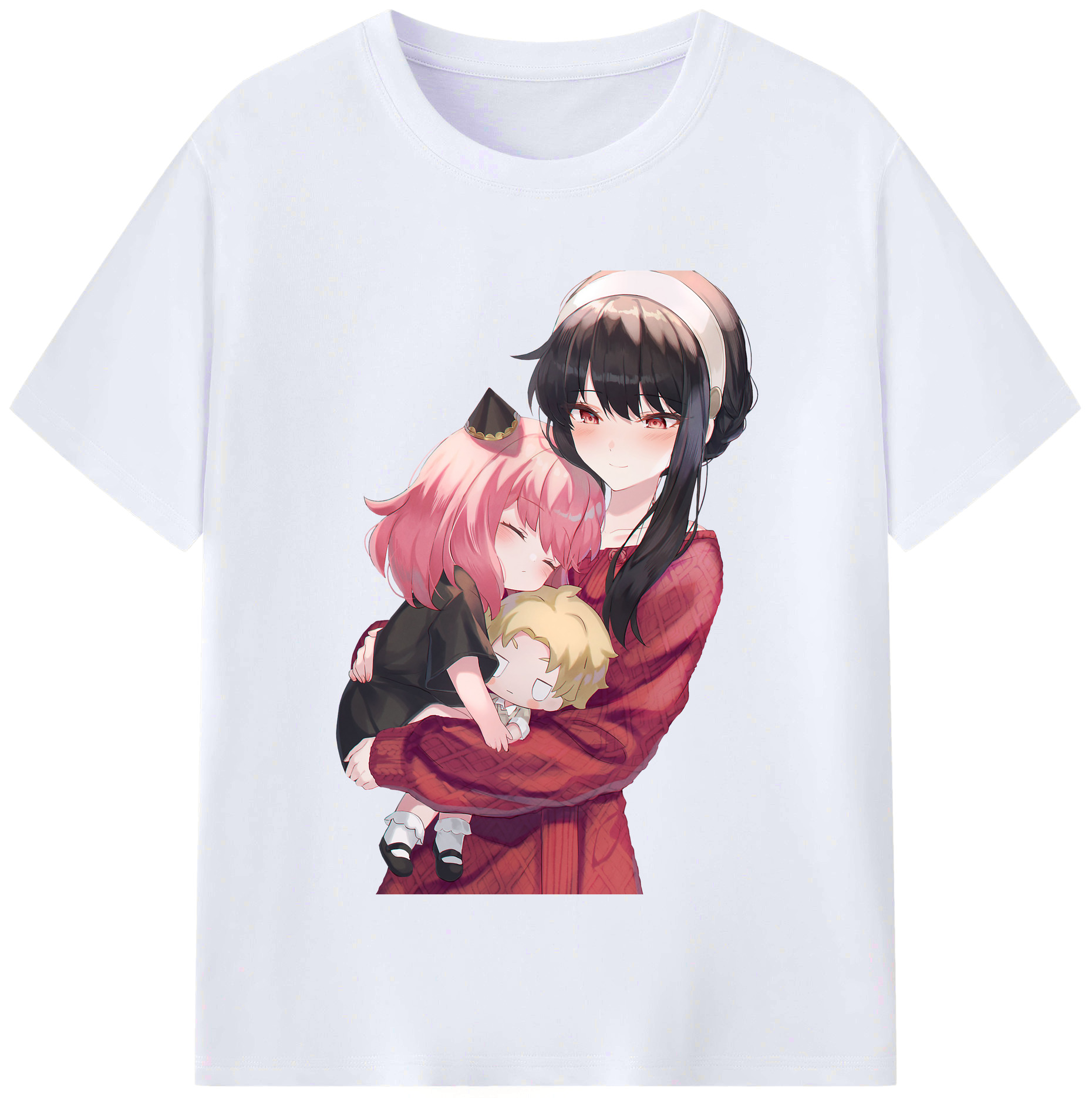 （画像用） SPY×FAMILY间谍家家酒 レディースカジュアルプリントTシャツ（綿100％）