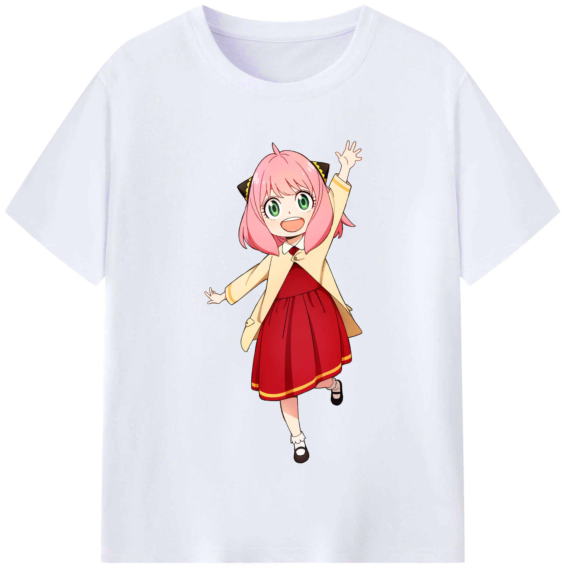 （画像用） SPY×FAMILY间谍家家酒 レディースカジュアルプリントTシャツ（綿100％）
