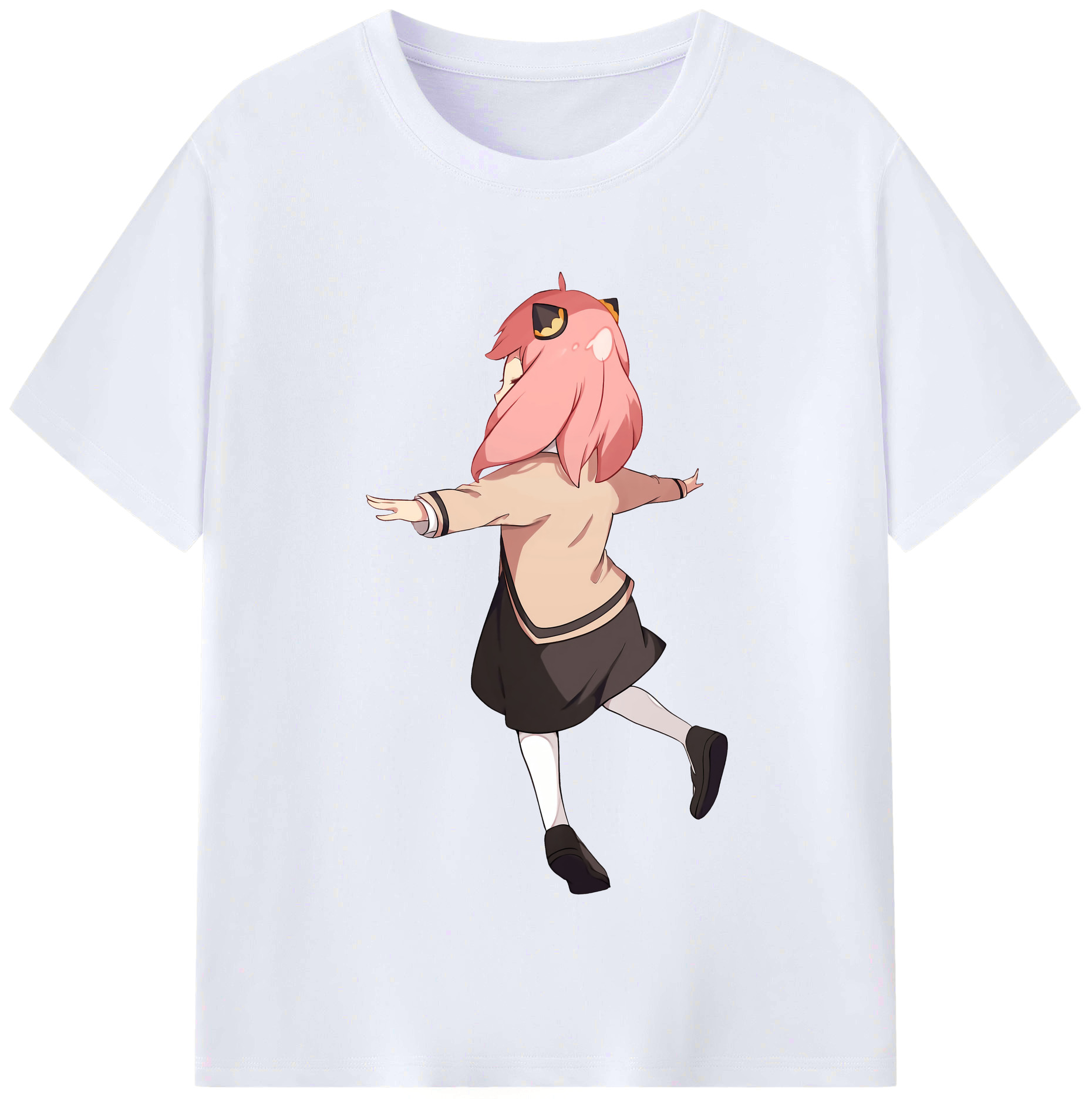（画像用） SPY×FAMILY间谍家家酒 レディースカジュアルプリントTシャツ（綿100％）