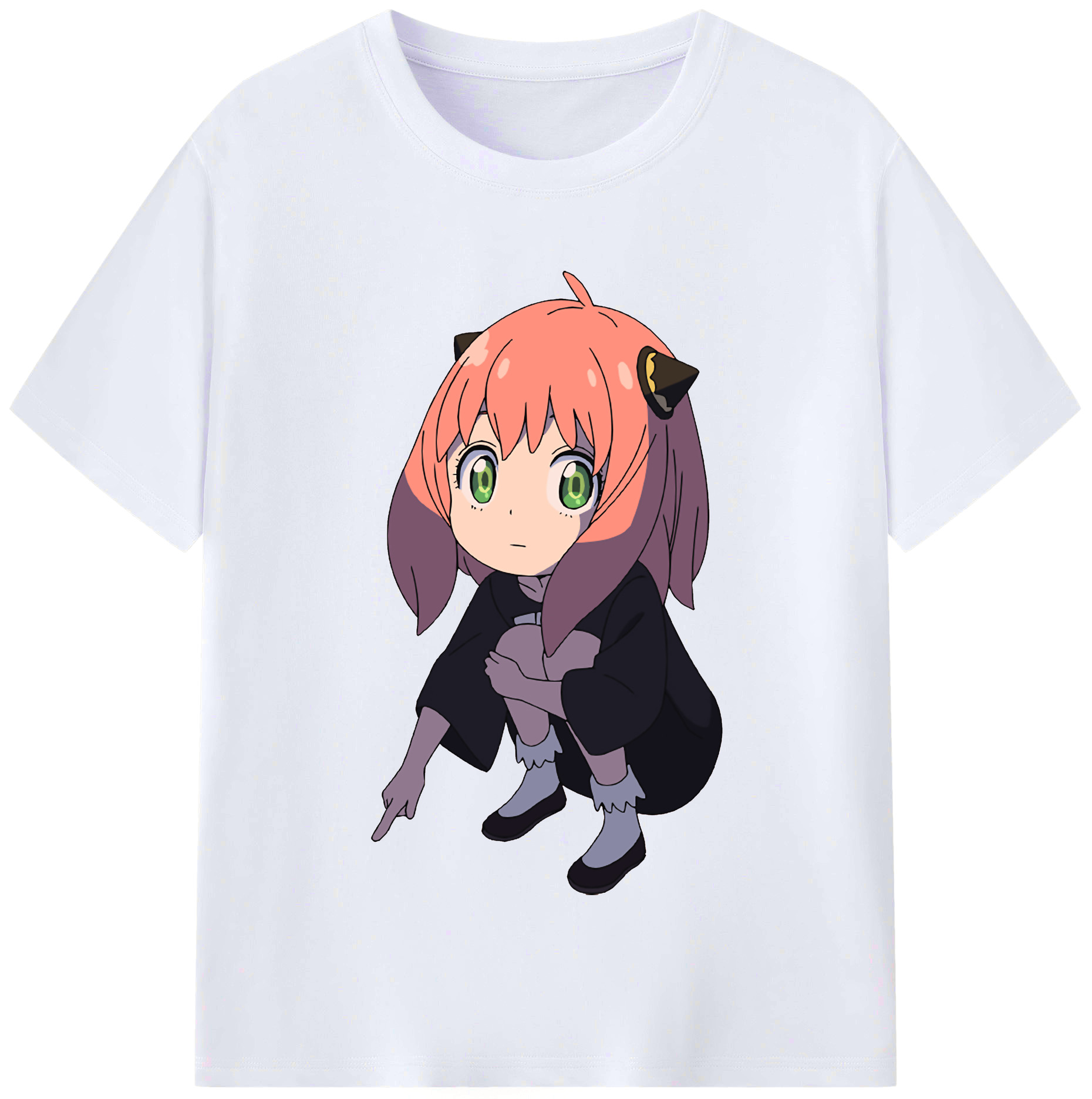 （画像用） SPY×FAMILY间谍家家酒 レディースカジュアルプリントTシャツ（綿100％）