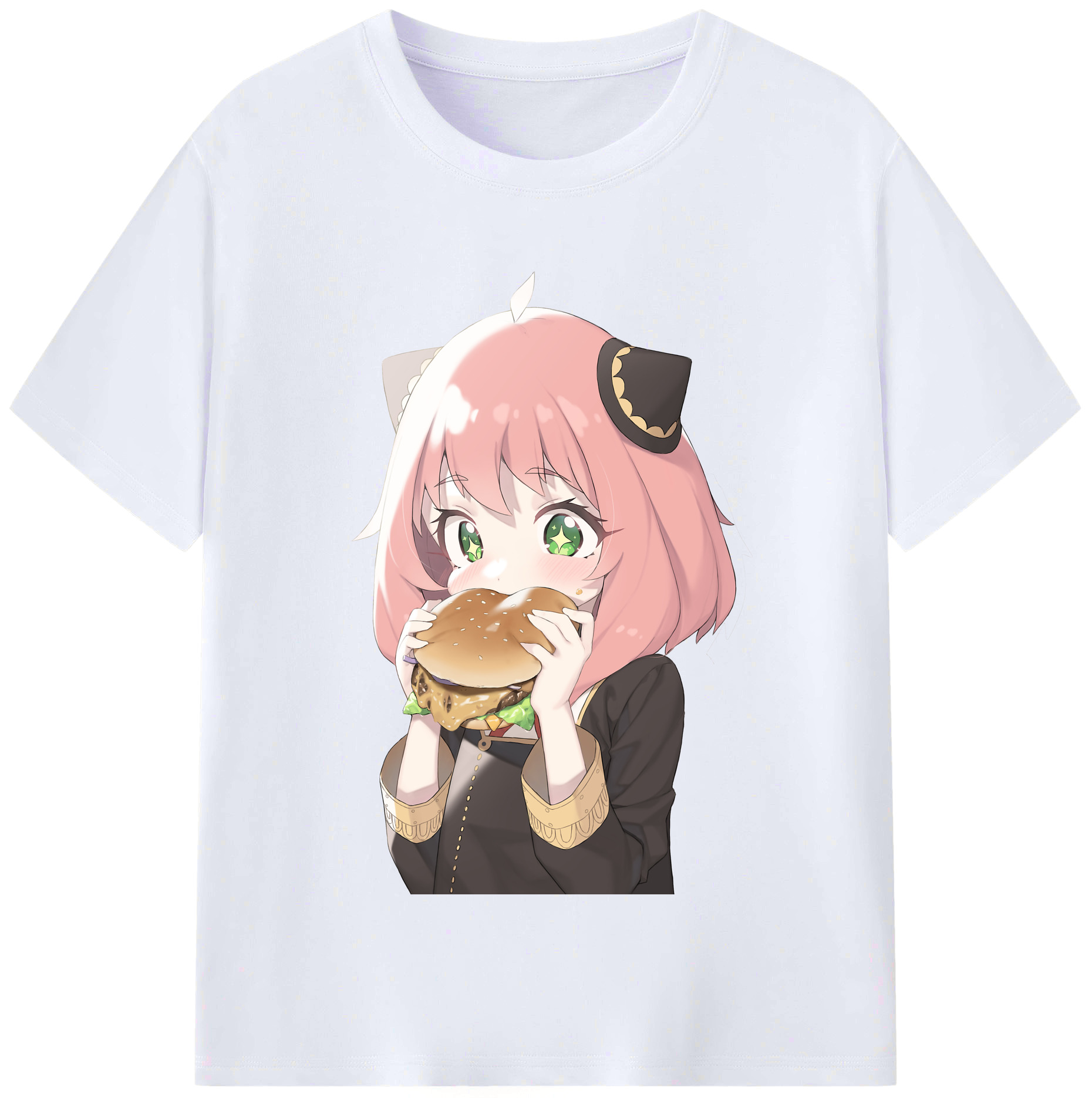 （画像用） SPY×FAMILY间谍家家酒 レディースカジュアルプリントTシャツ（綿100％）