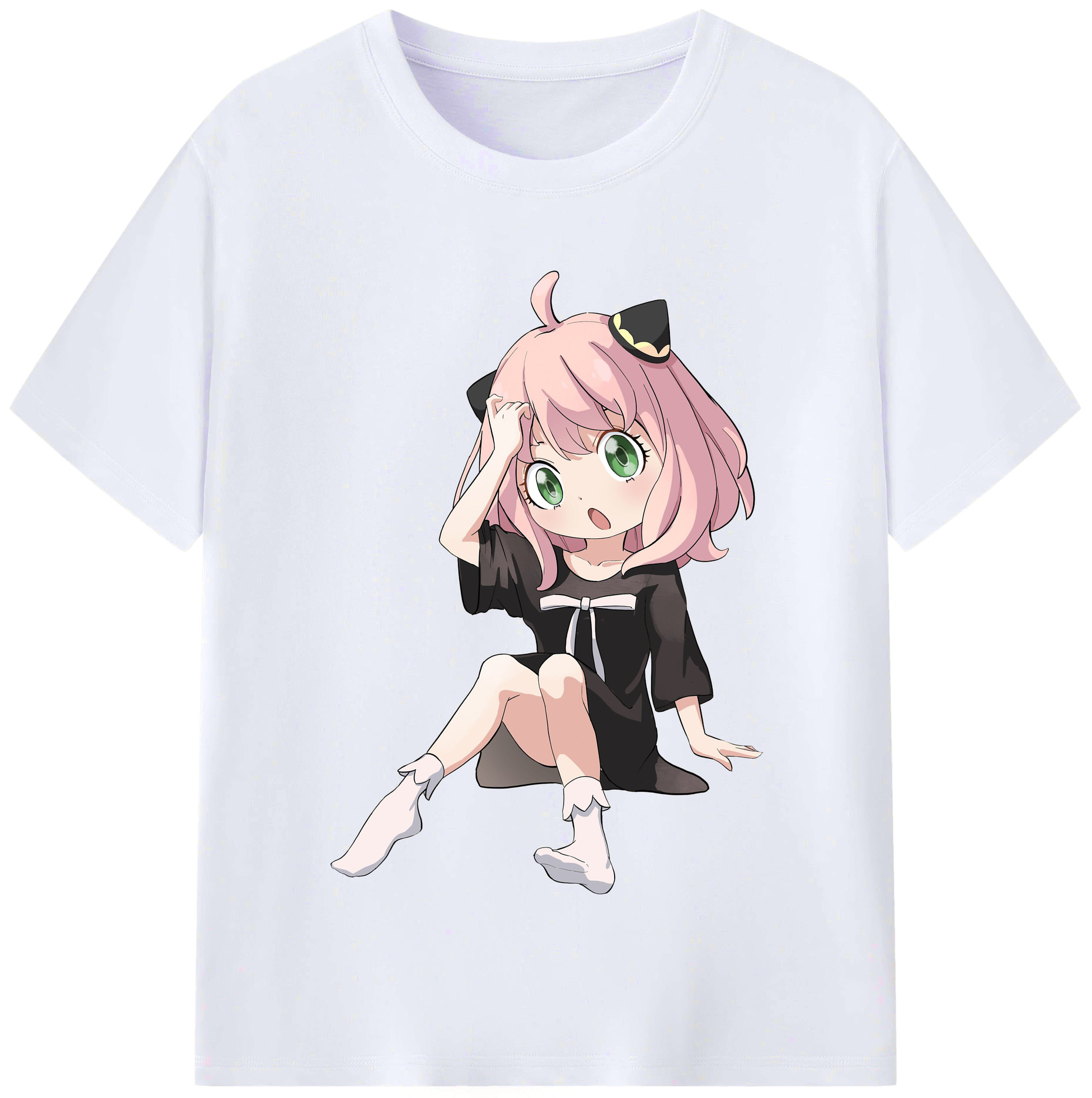 （画像用） SPY×FAMILY间谍家家酒 レディースカジュアルプリントTシャツ（綿100％）