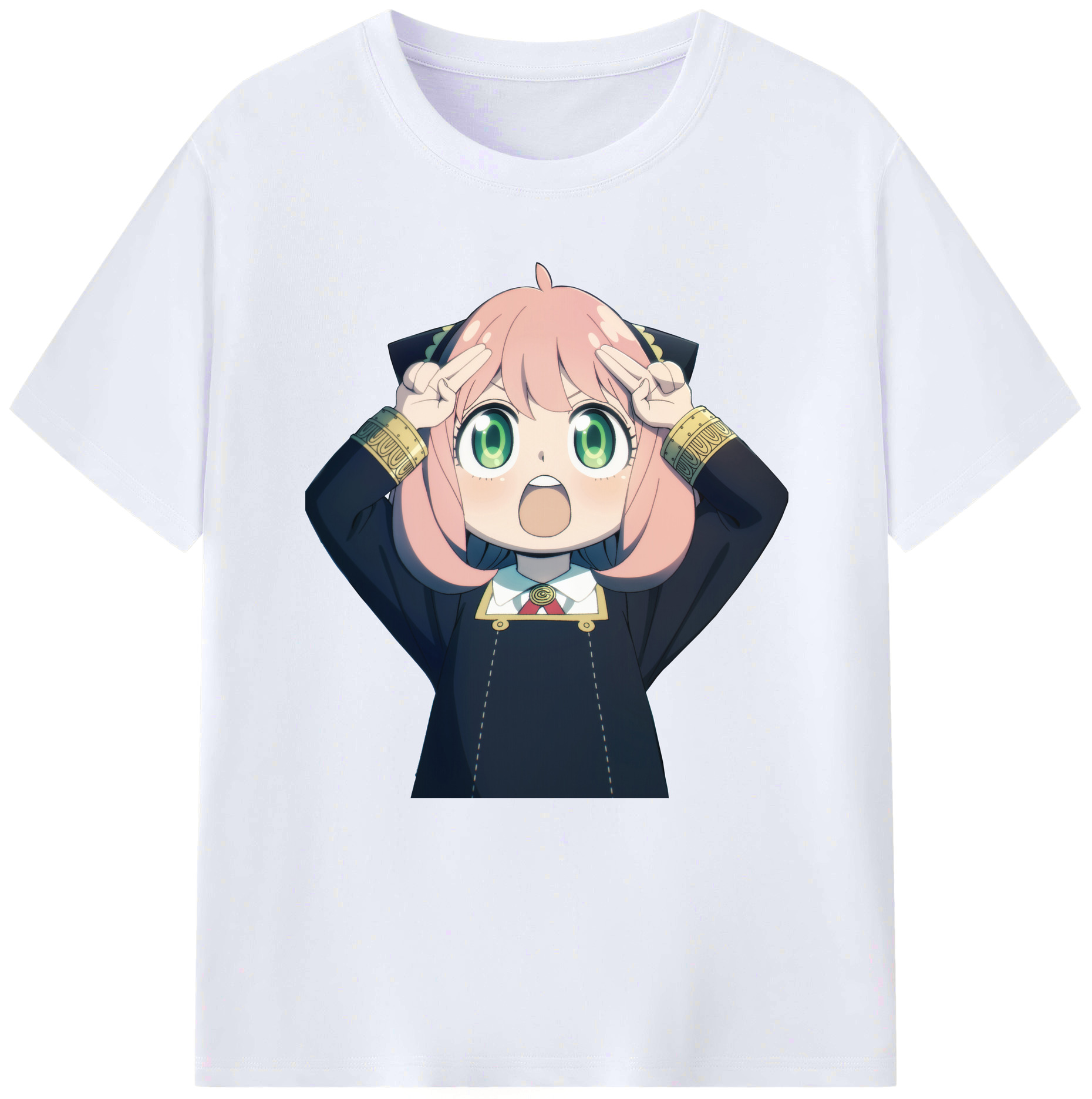 （画像用） SPY×FAMILY间谍家家酒 レディースカジュアルプリントTシャツ（綿100％）